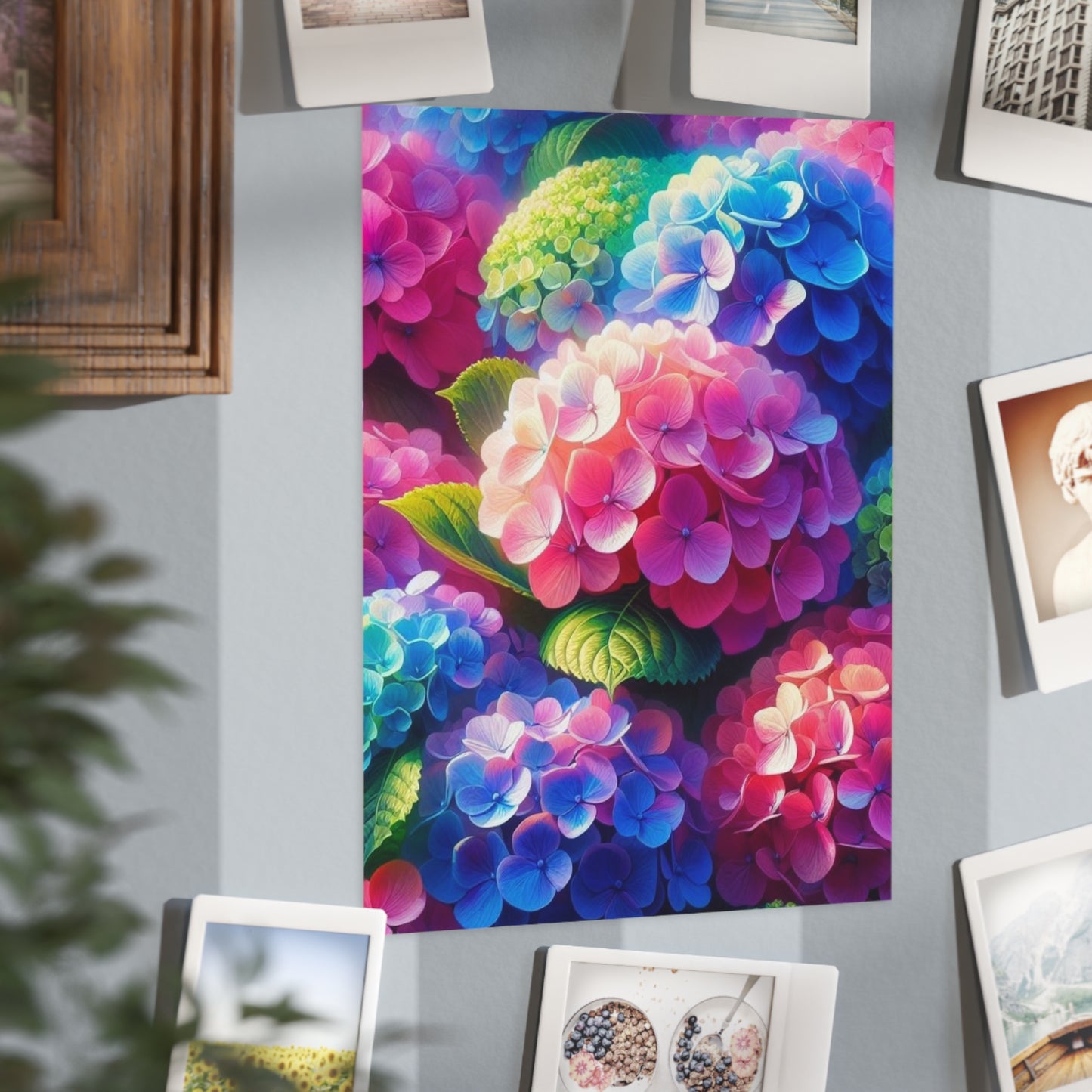 Hydrangeas Unframed Prints