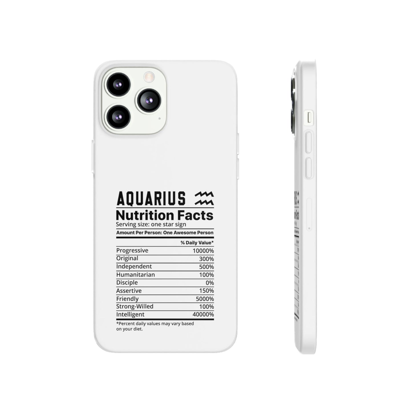 Aquarius Nutrition Flexi Cases iPhone/Samsung with Gift Wrapping Option