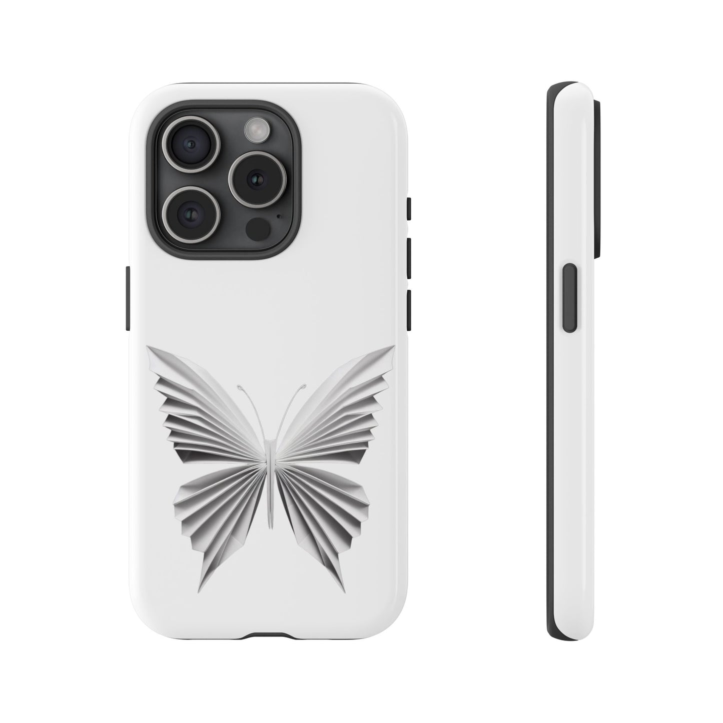 Origami White Butterfly Tough Cases iPhone/Google/Samsung