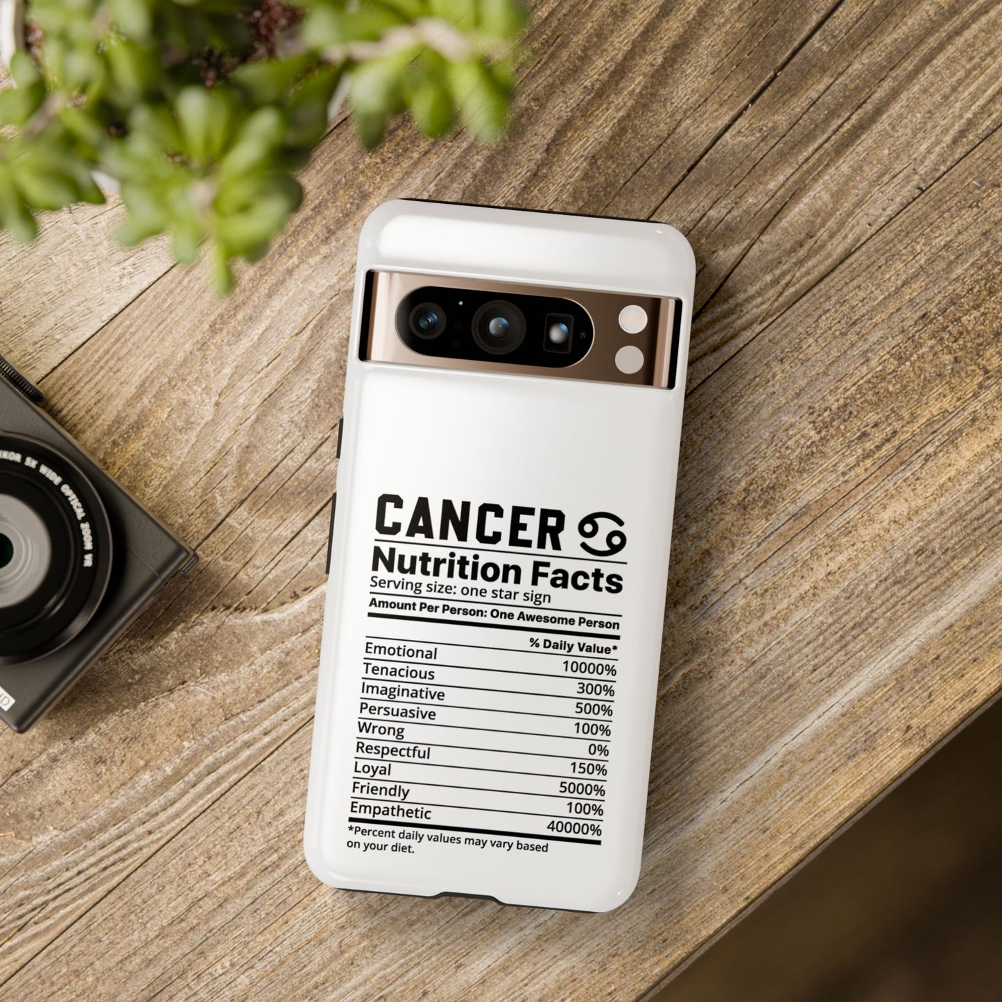 Cancer Nutrition Tough Cases - iPhone/Google/Samsung