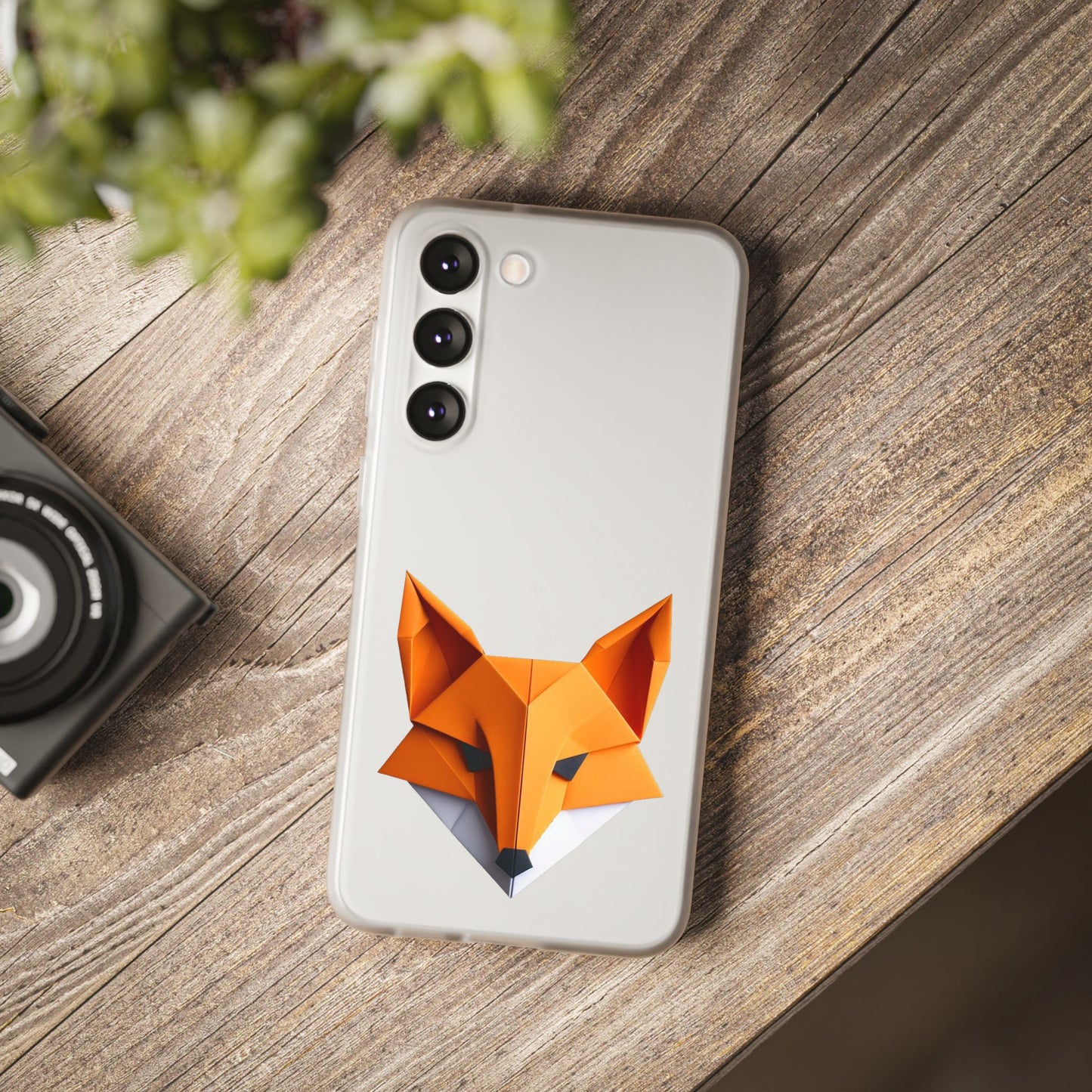 Origami Fox Flexi Cases