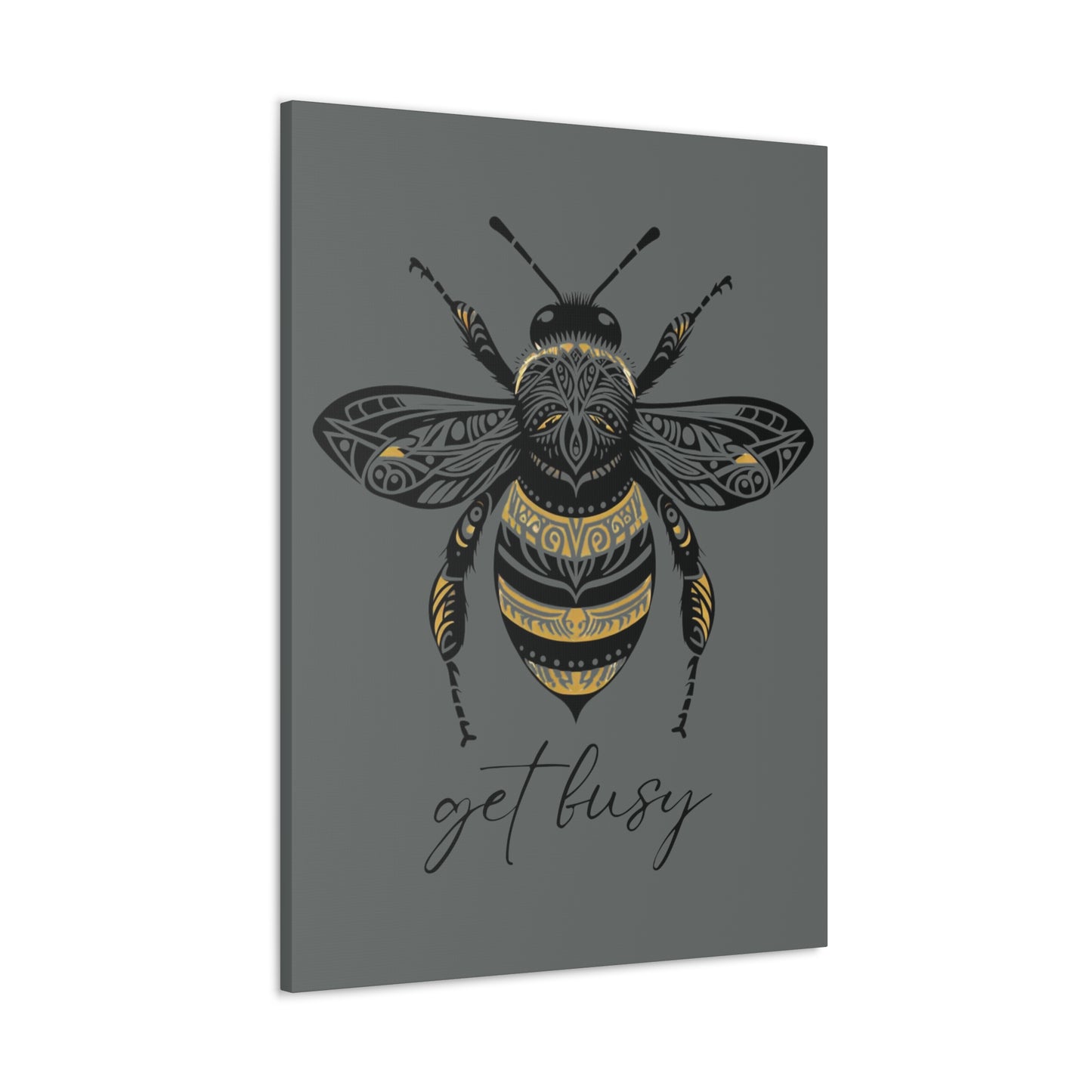 Get Busy Bee Classic Canvas - Grey