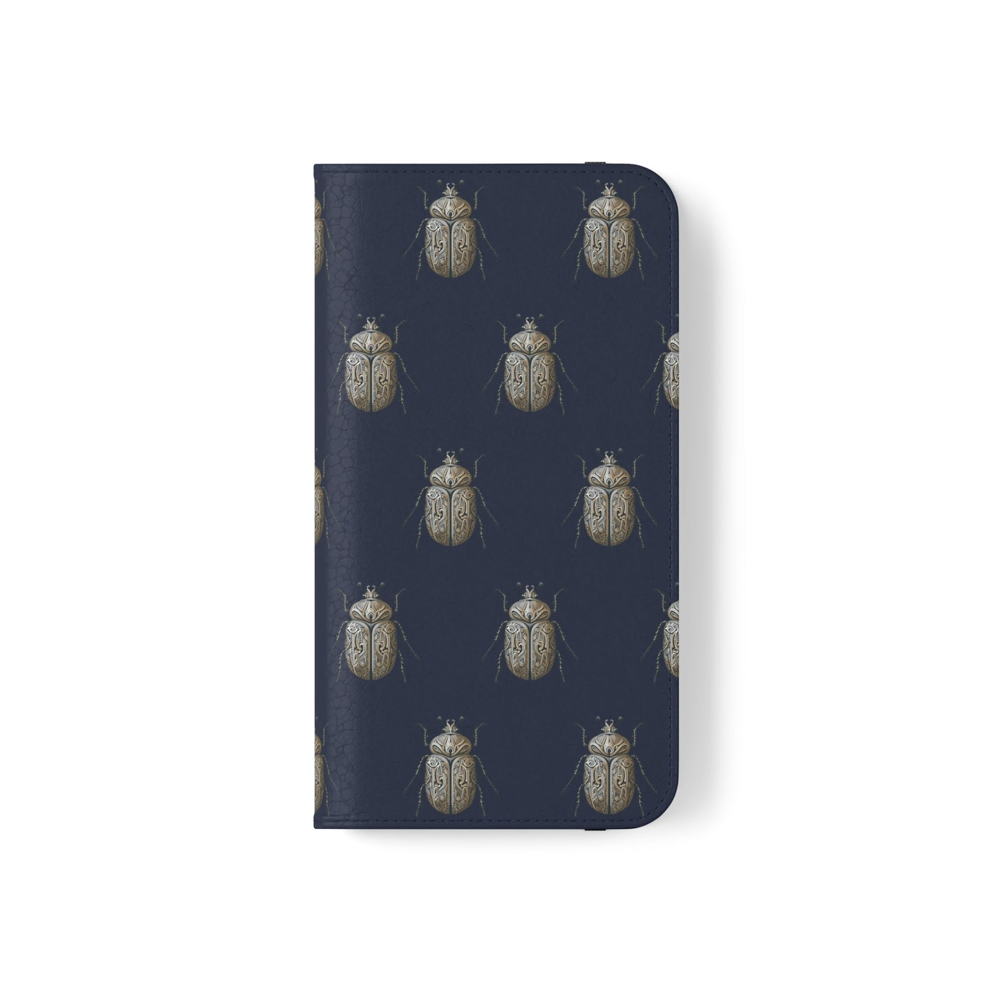 Carved Beetle Flip Cases for iPhone/Samsung - navy