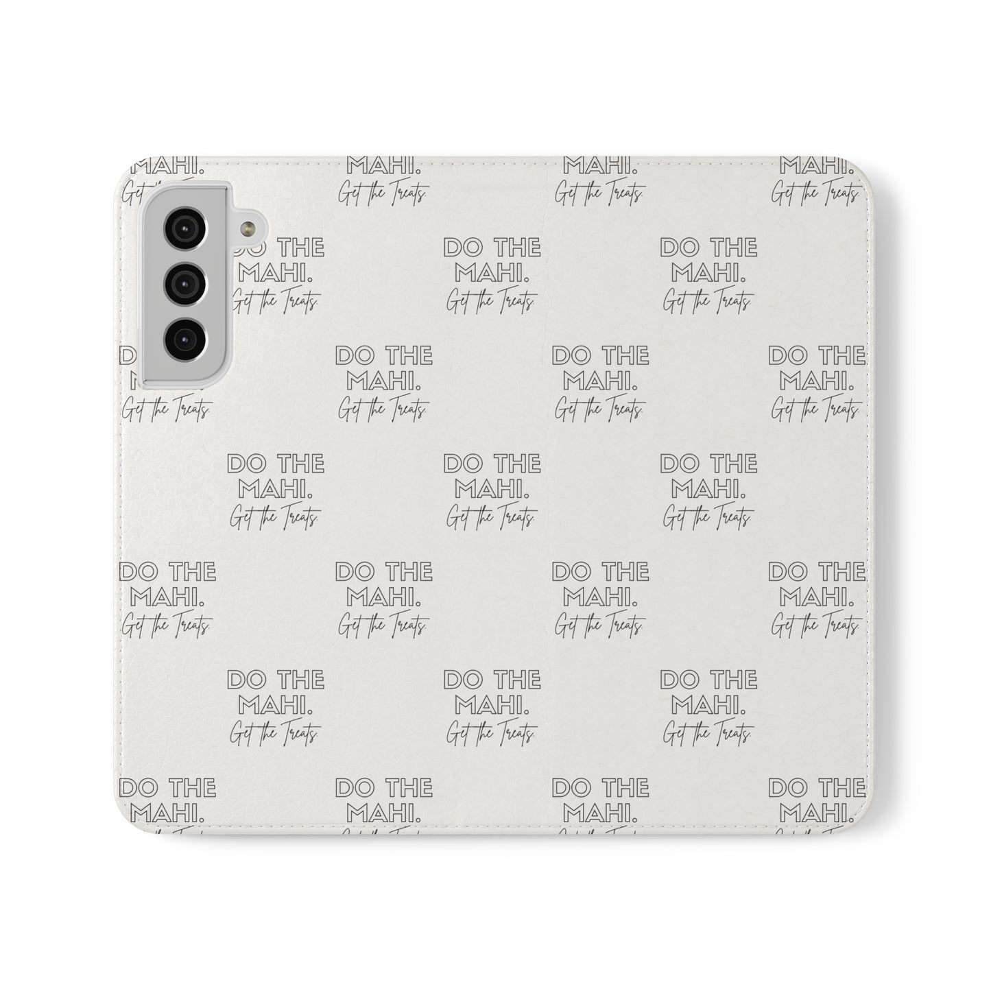 Do The Mahi. Flip Cases for iPhone/Samsung - white