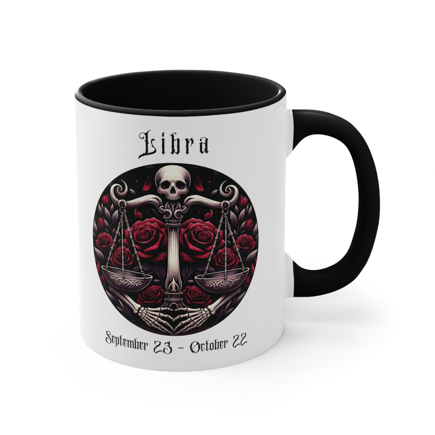 Gothic Libra Colorful Accent Mugs, 11oz