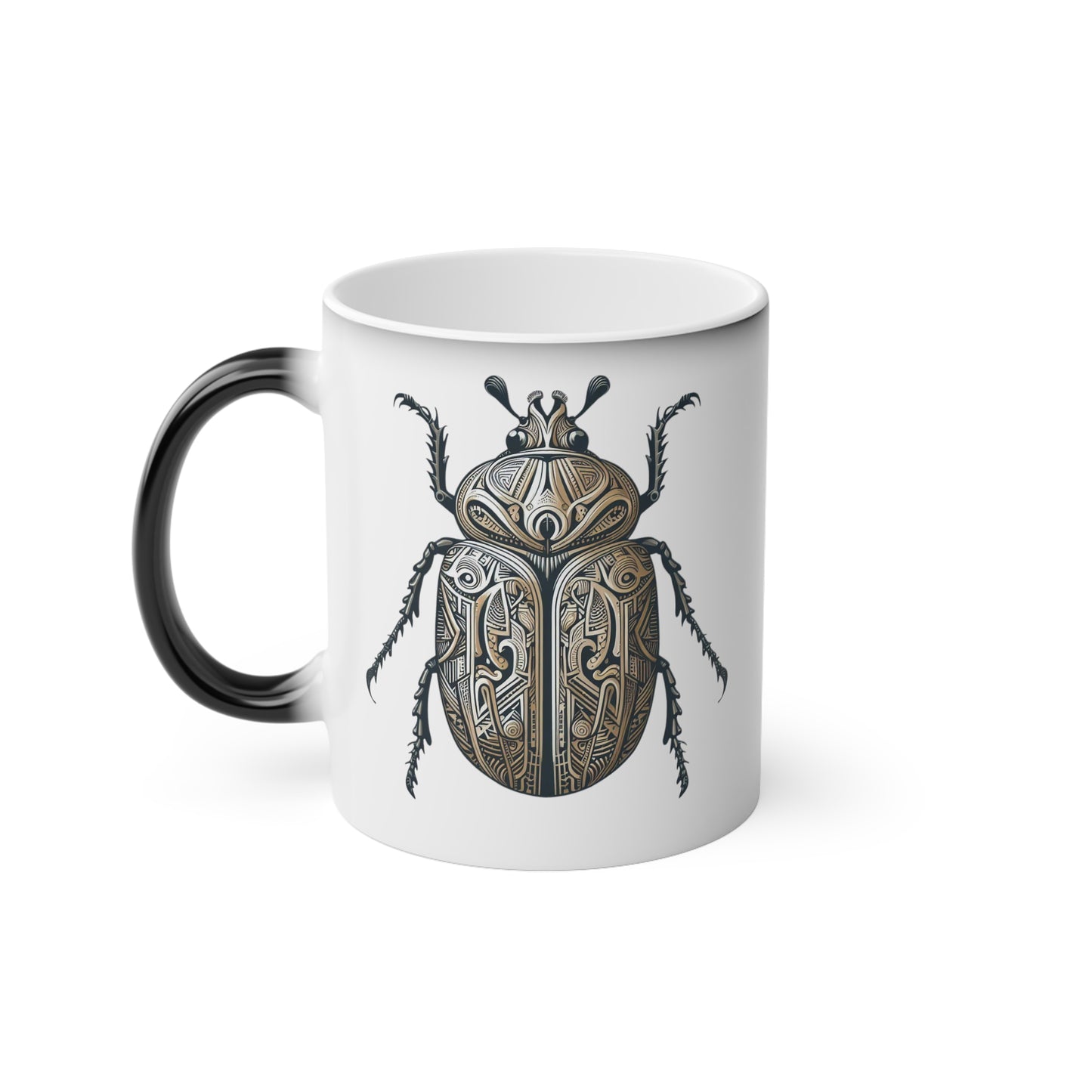 Carved Beetle Magic Mug 11oz (330 ml)