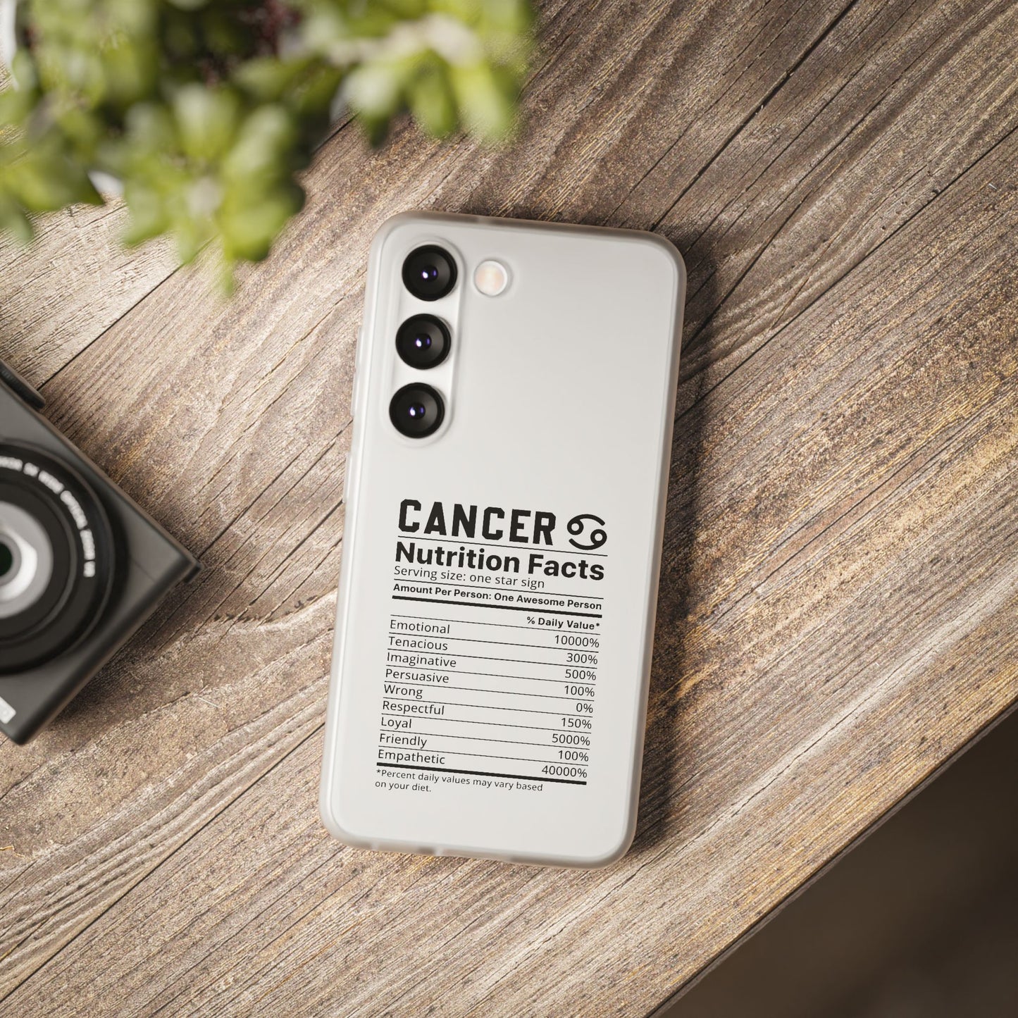 Cancer Nutrition Flexi Cases iPhone/Samsung with Gift Wrapping Option