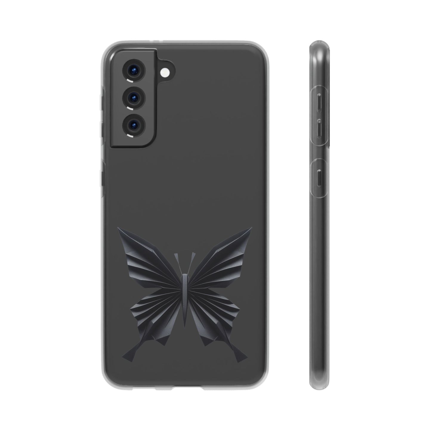 Origami Black Butterfly Flexi Cases