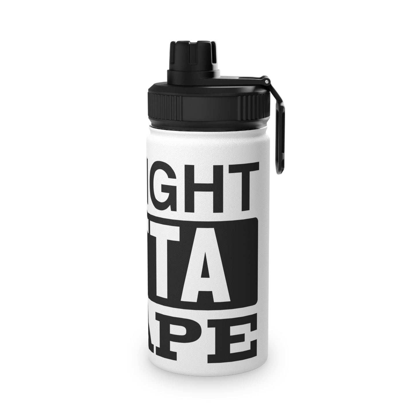 Straight Outta Shape Stainless Steel Sports Water Bottle - 3 sizes