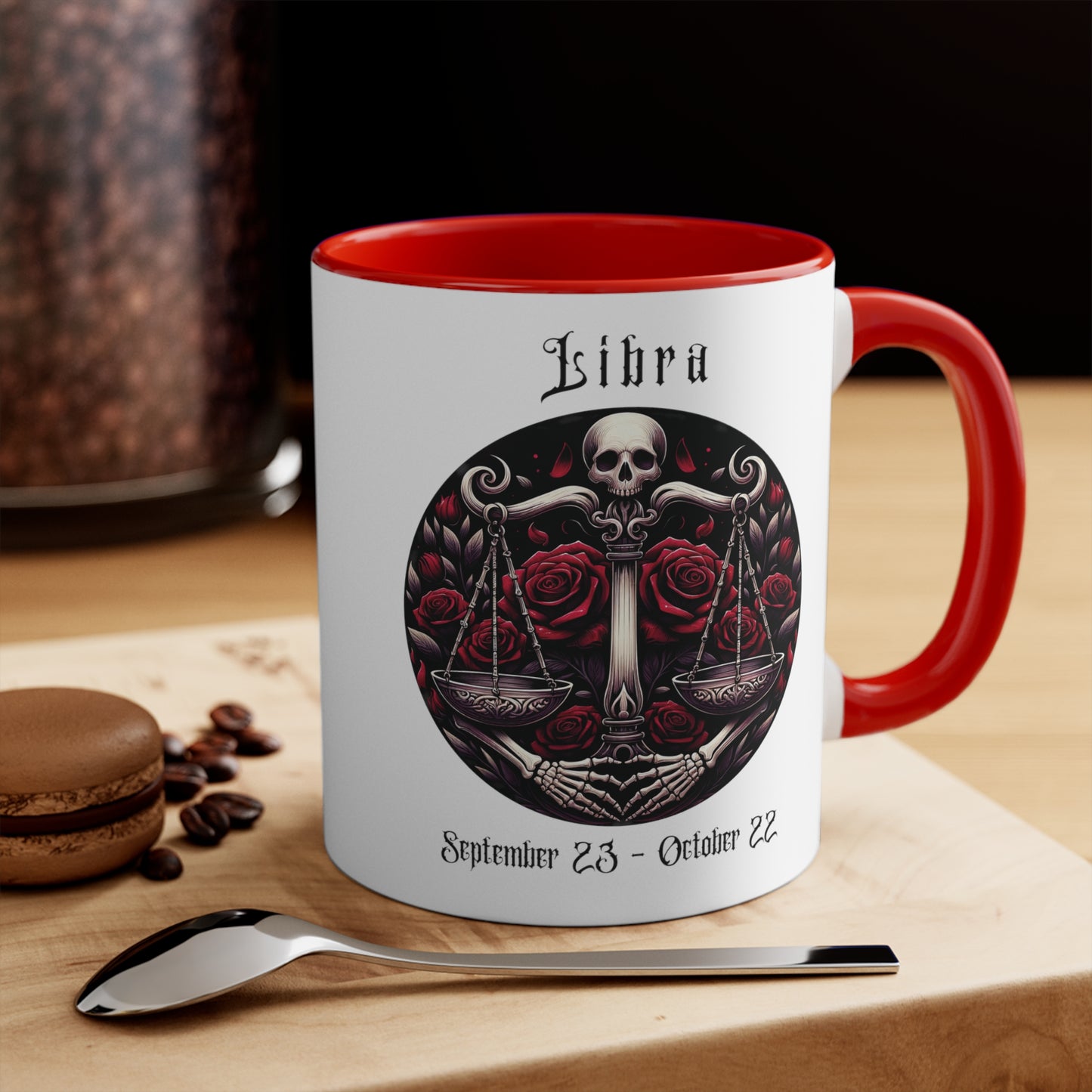 Gothic Libra Colorful Accent Mugs, 11oz