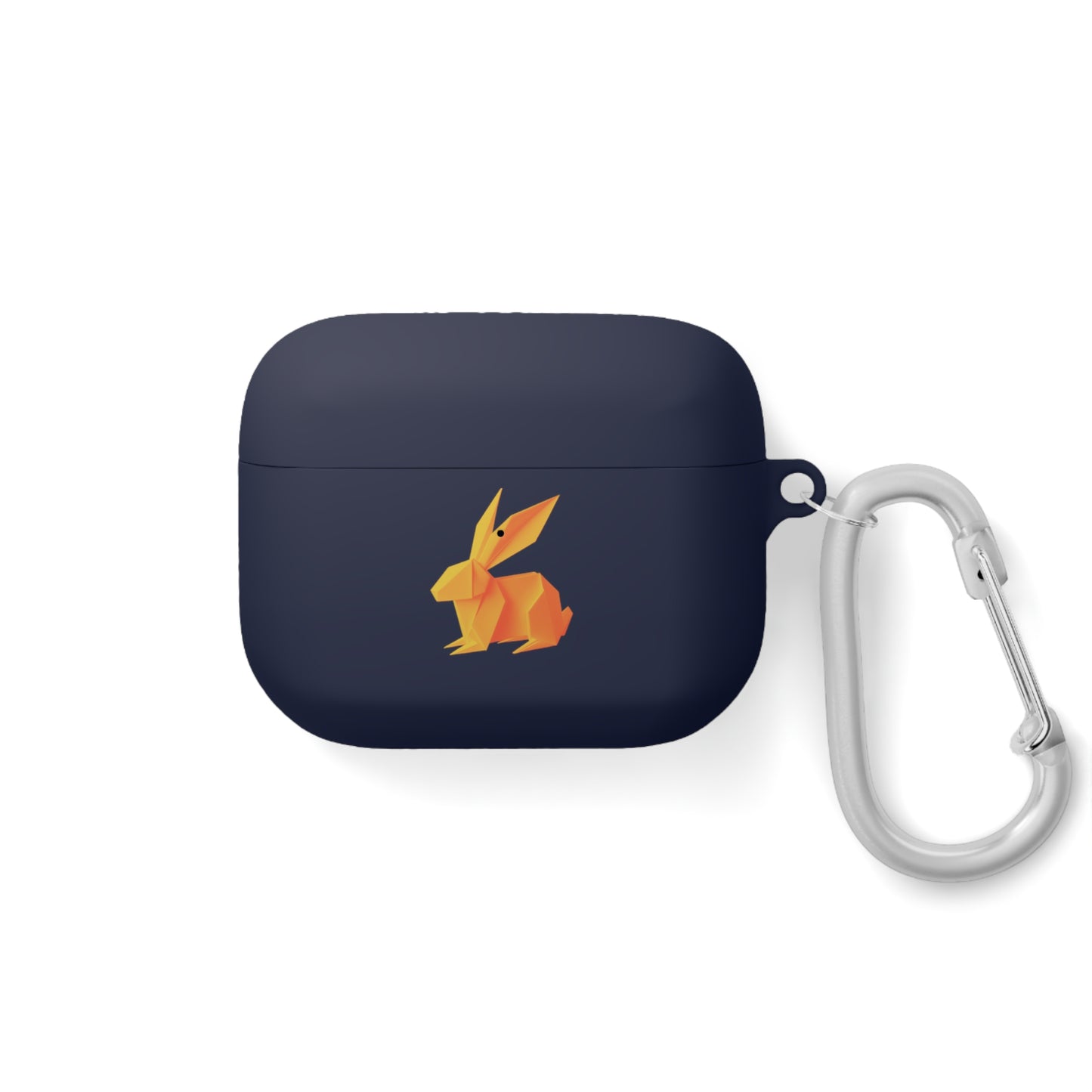 Origami Orange Bunny AirPods and AirPods Pro Case Cover