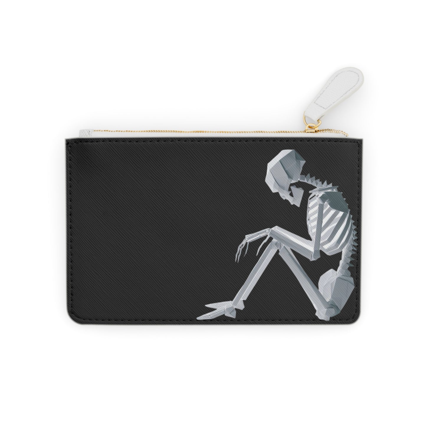 Origami Skeleton Mini Clutch Bag