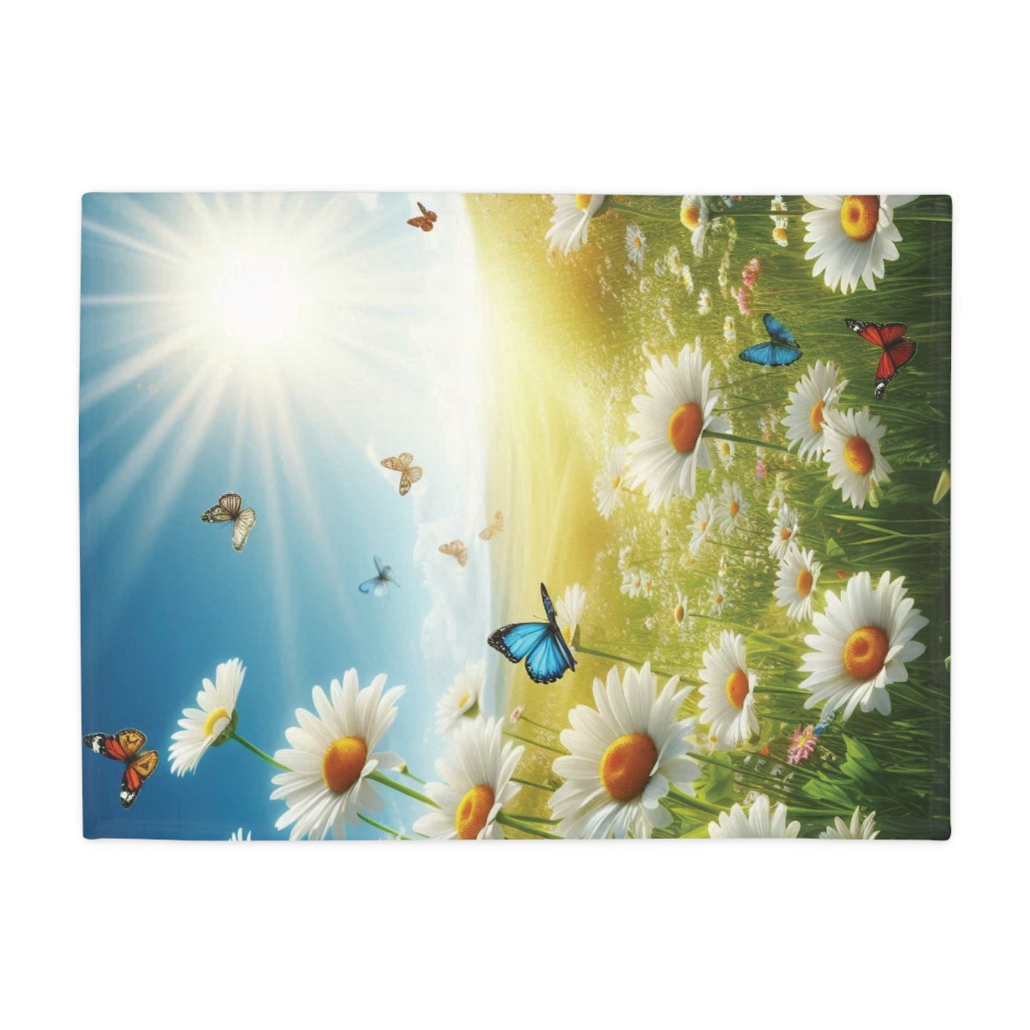 Daisies #1 Plush Fleece Blanket