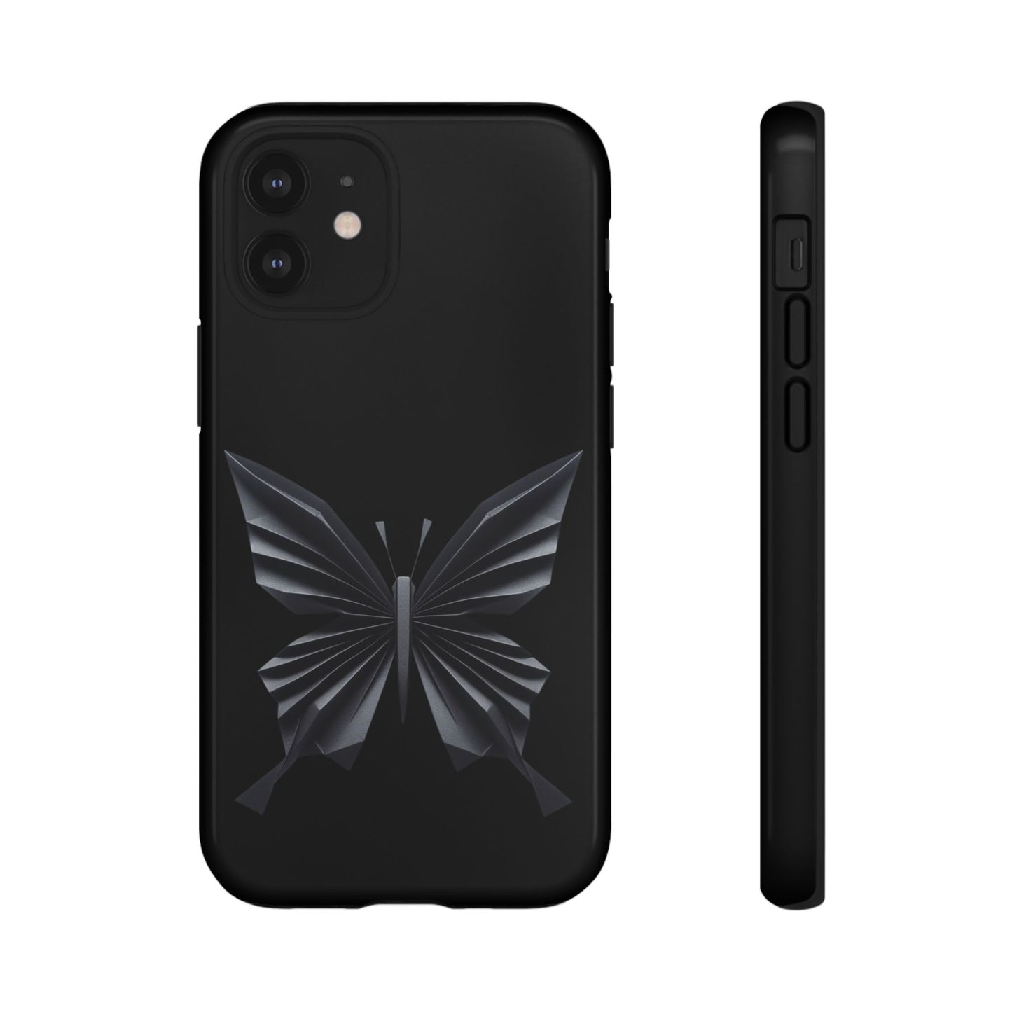 Origami Black Butterfly Tough Cases iPhone/Google/Samsung