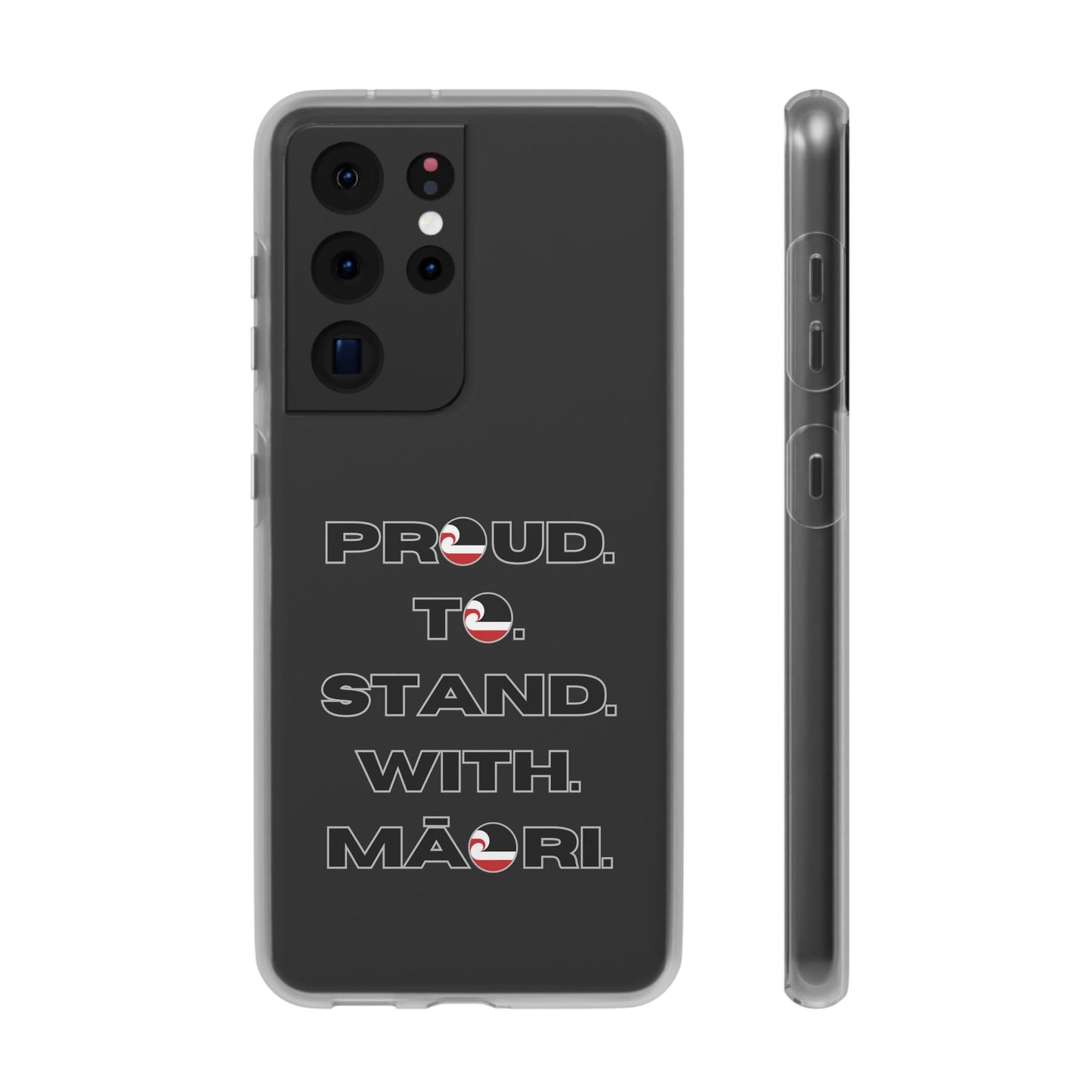 Proud. To. Stand. With. Māori. Flexi Cases - iPhone/Samsung Galaxy