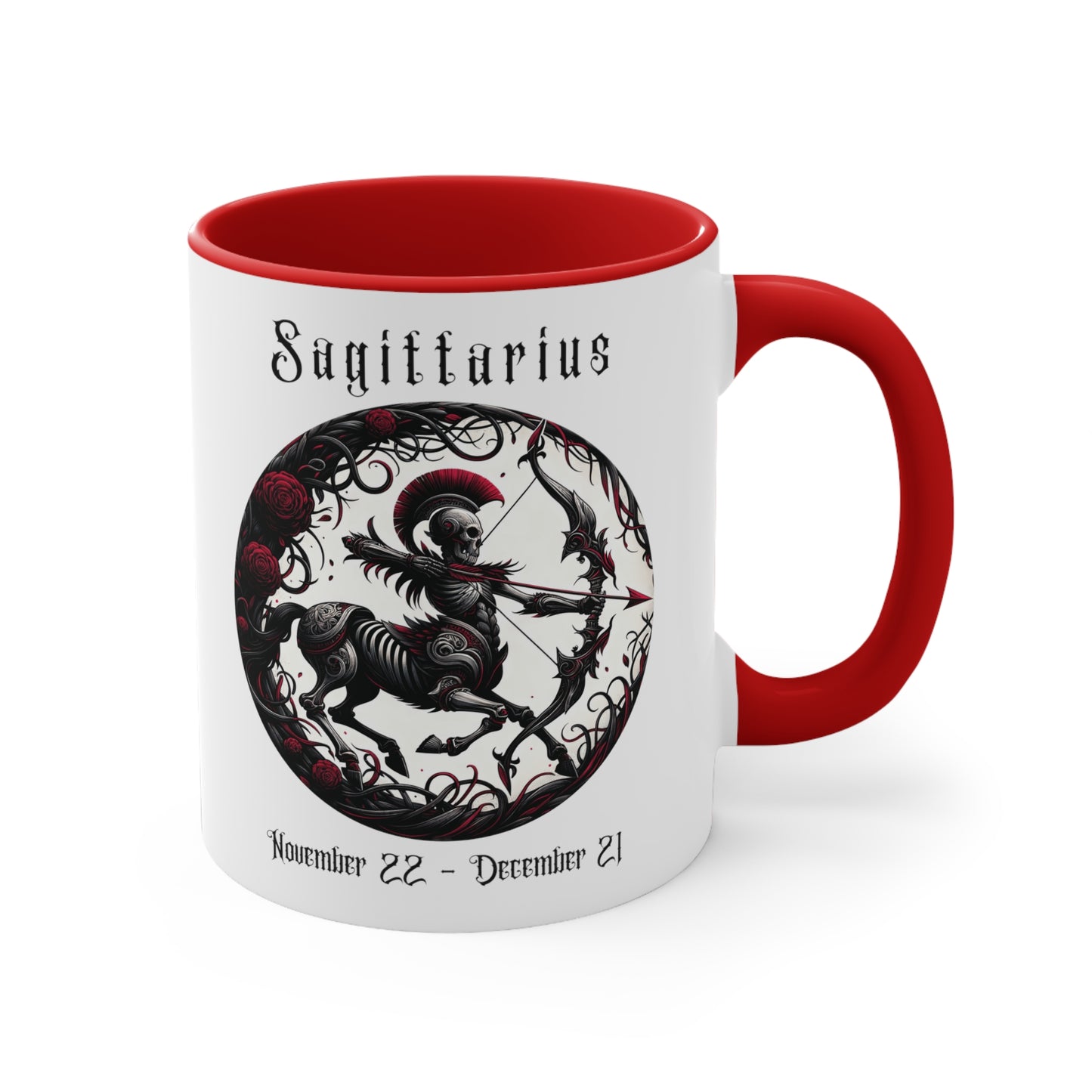 Gothic Sagittarius Colorful Accent Mugs, 11oz