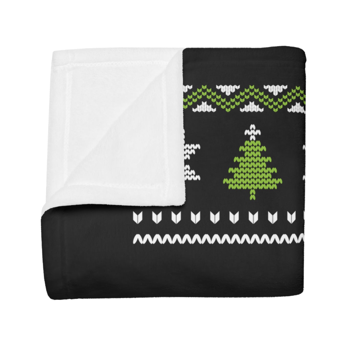 Ugly Christmas Sweater - Alien Plush Fleece Blanket