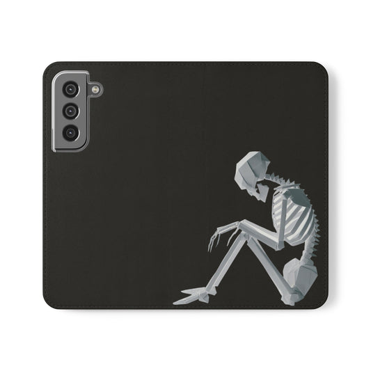 Origami Skelleton Flip Cases iPhone/Samsung