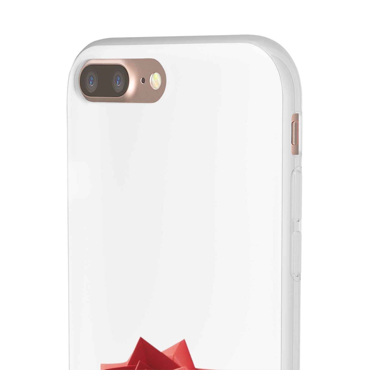 Origami Red Rose Flexi Cases