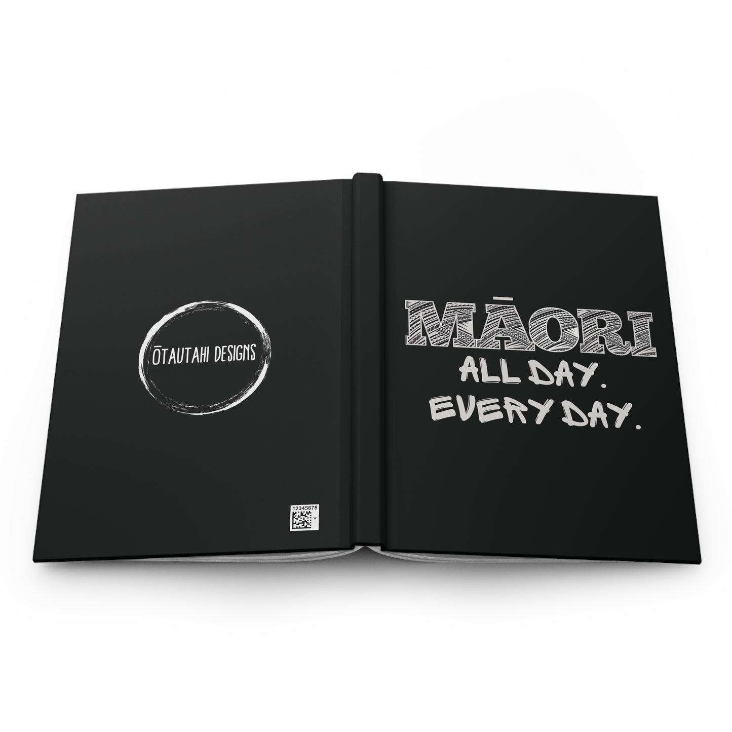 Maori All Day. Every Day. Hardcover Journal Matte - black