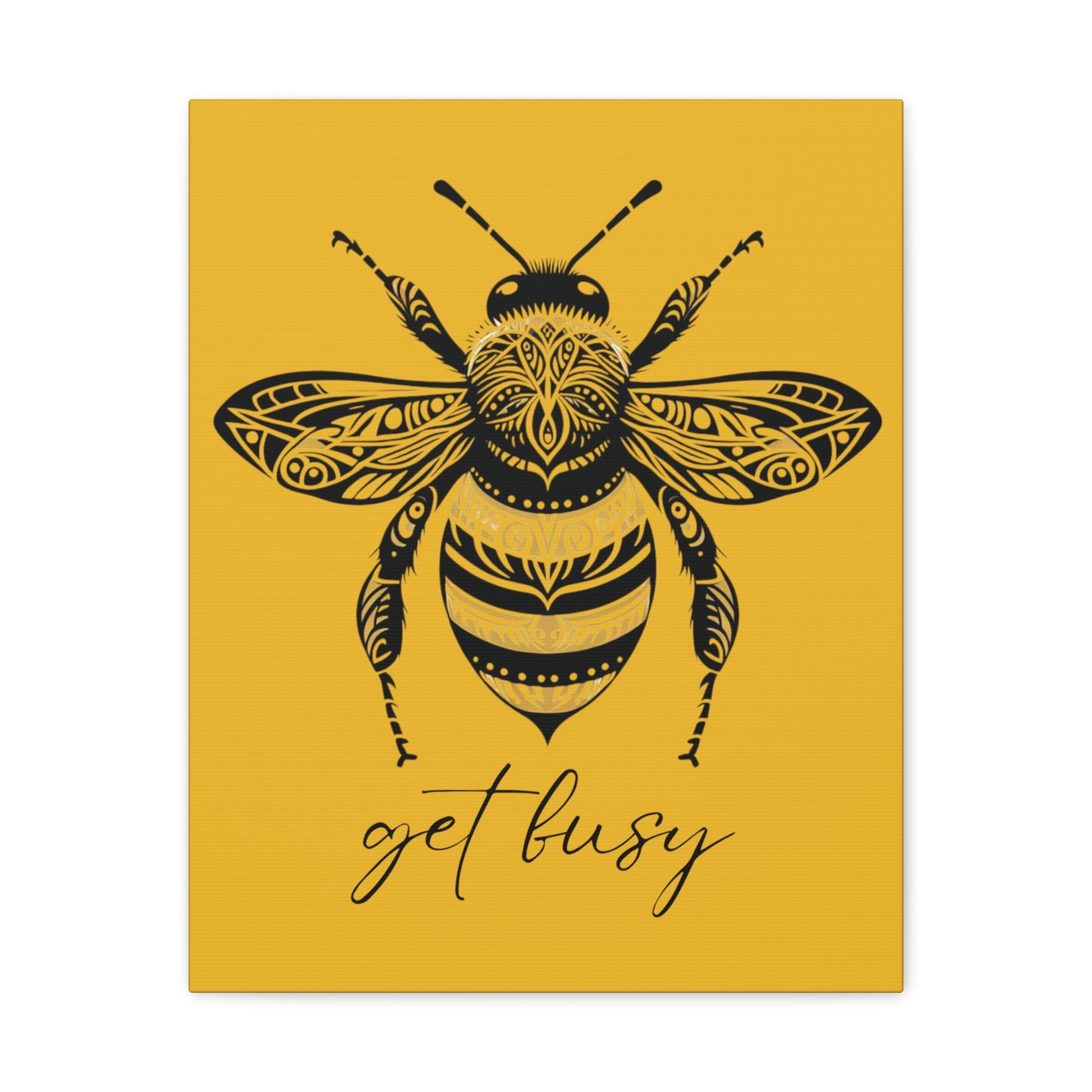 Get Busy Bee Classic Canvas - Yellow