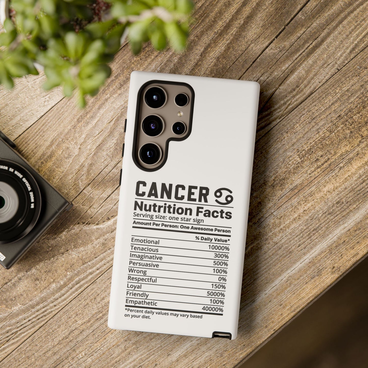 Cancer Nutrition Tough Cases - iPhone/Google/Samsung