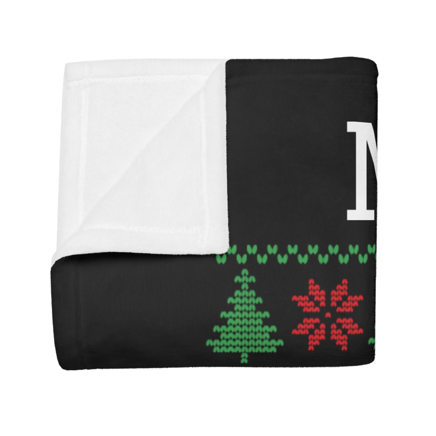 Ugly Christmas Sweater Plush Fleece Blanket #2