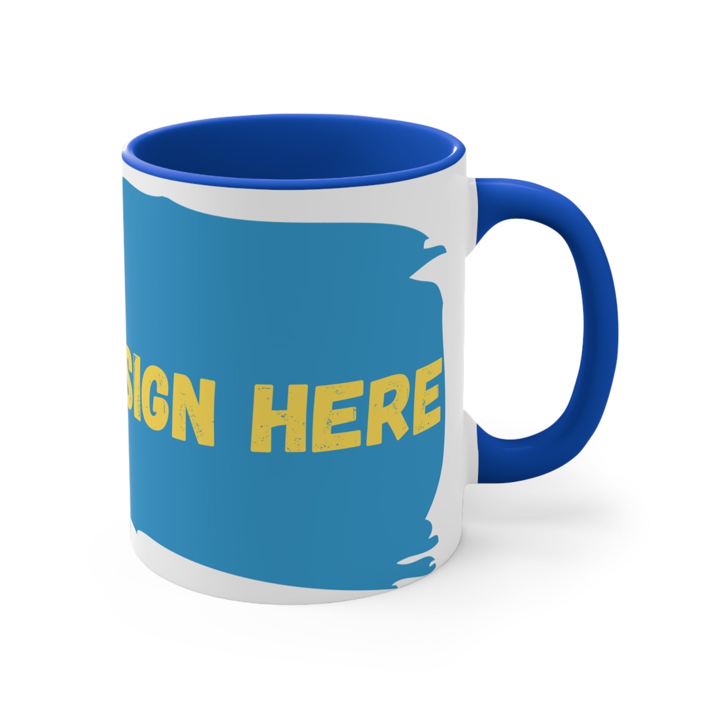 Customisable Colorful Accent Mugs, 11oz