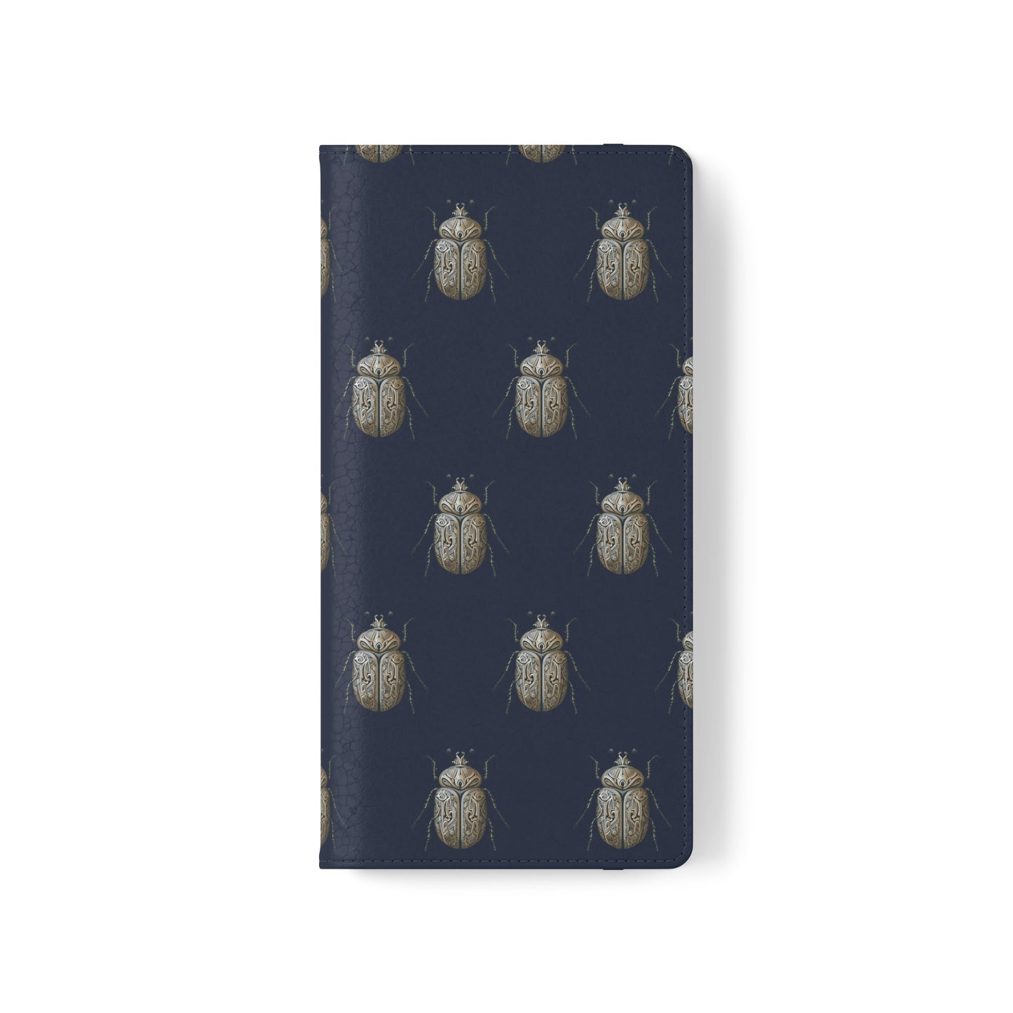 Carved Beetle Flip Cases for iPhone/Samsung - navy