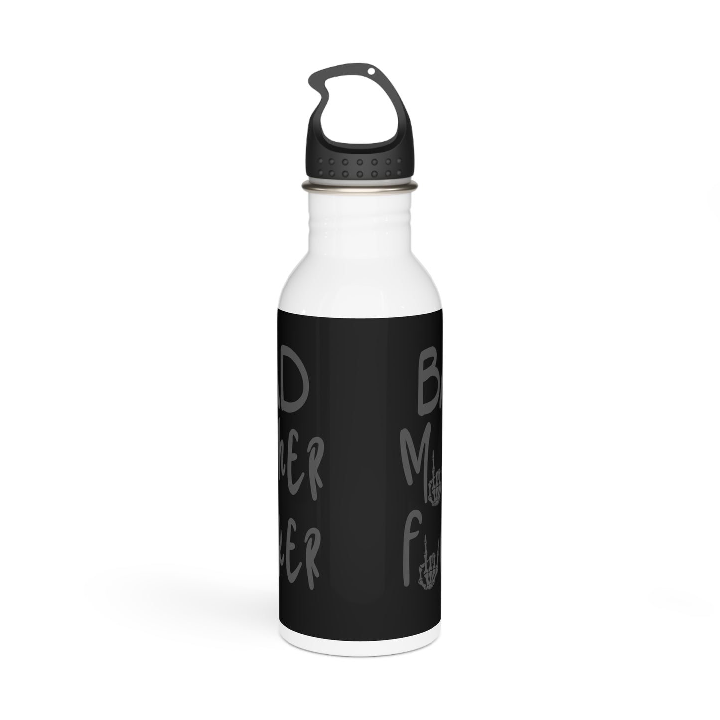 Bad Mother F#*ker Stylish Stainless Steel Water Bottle - Eco-Friendly, Durable, Perfect for On-the-Go - Black