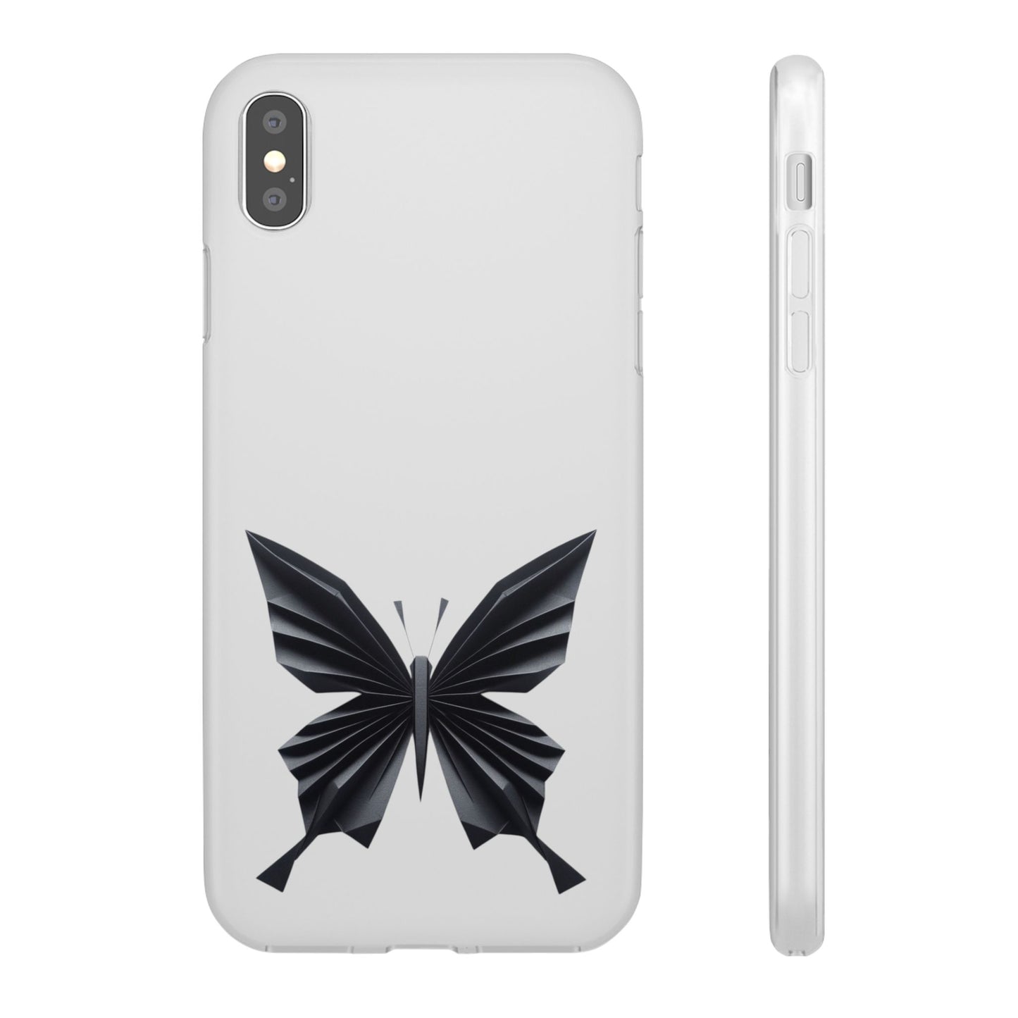 Origami Black Butterfly Flexi Cases