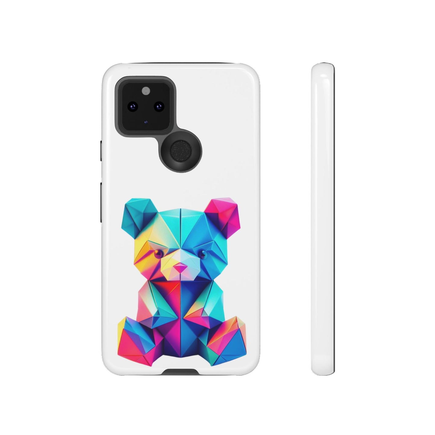 Origami Neon Teddy Tough Cases iPhone/Google/Samsung