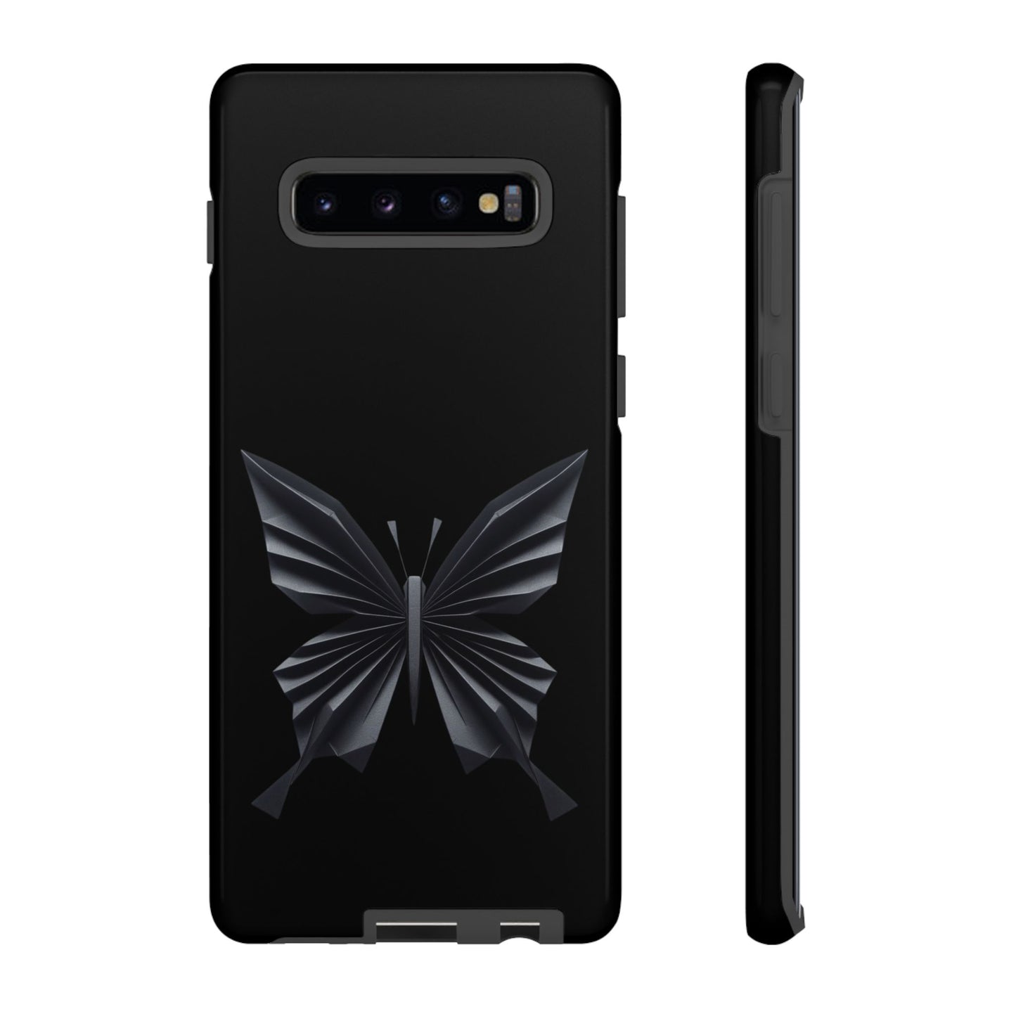 Origami Black Butterfly Tough Cases iPhone/Google/Samsung