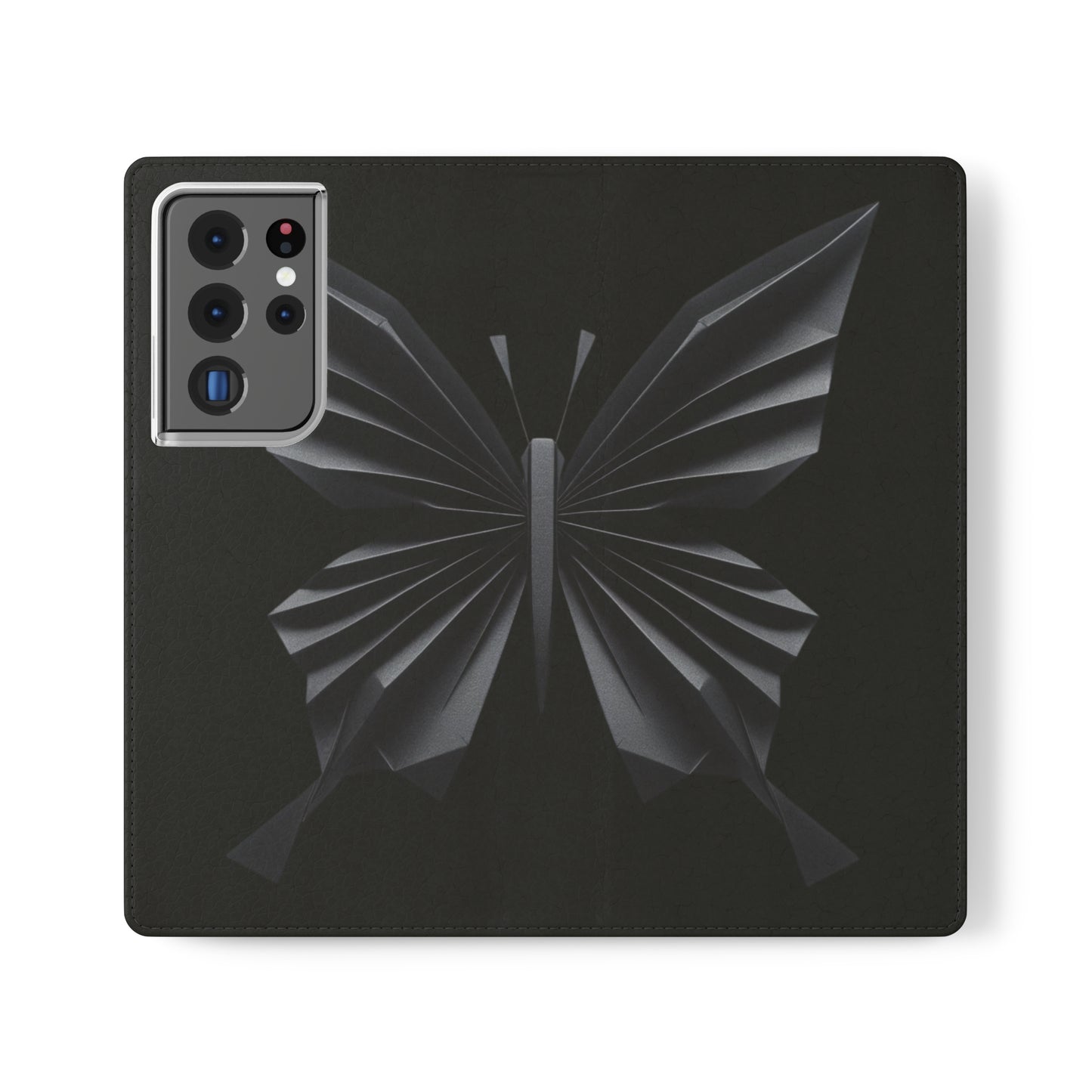 Origami Black Butterfly Flip Cases iPhone/Samsung