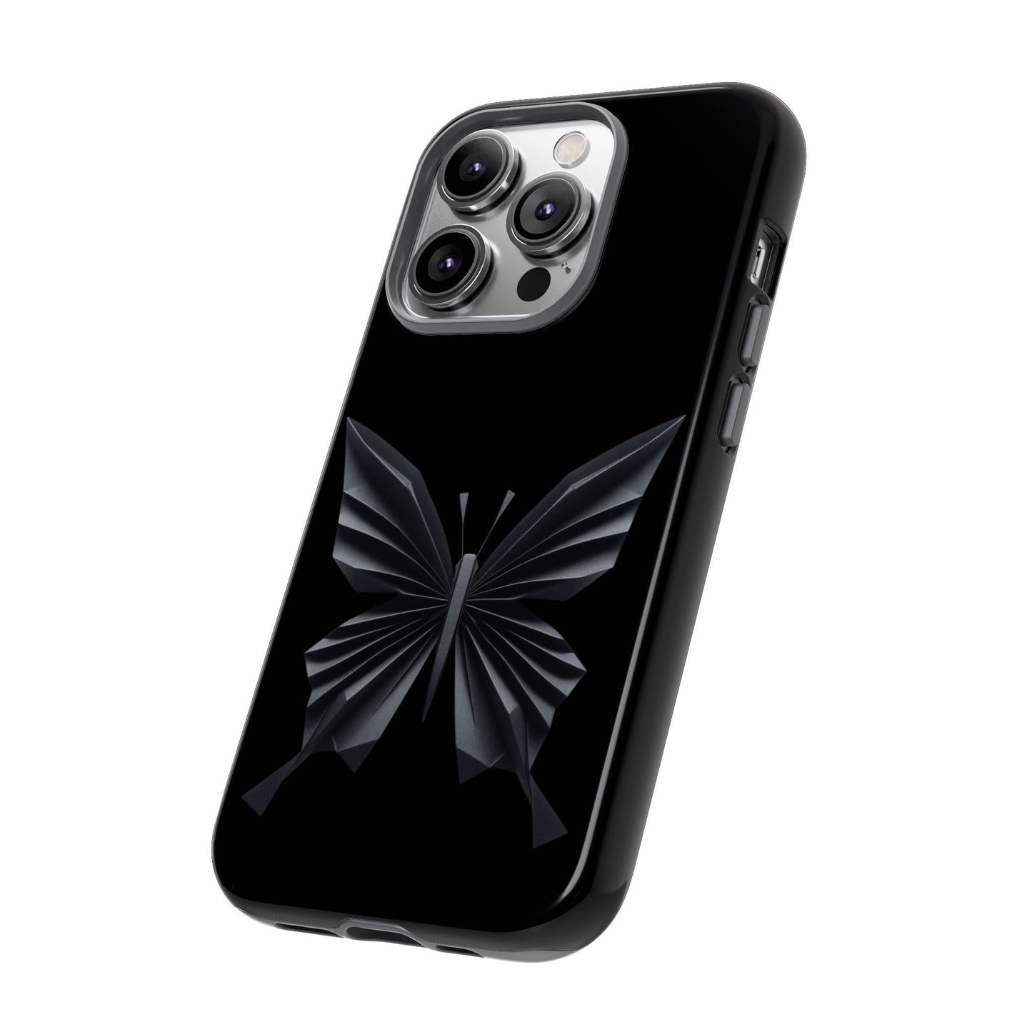 Origami Black Butterfly Tough Cases iPhone/Google/Samsung