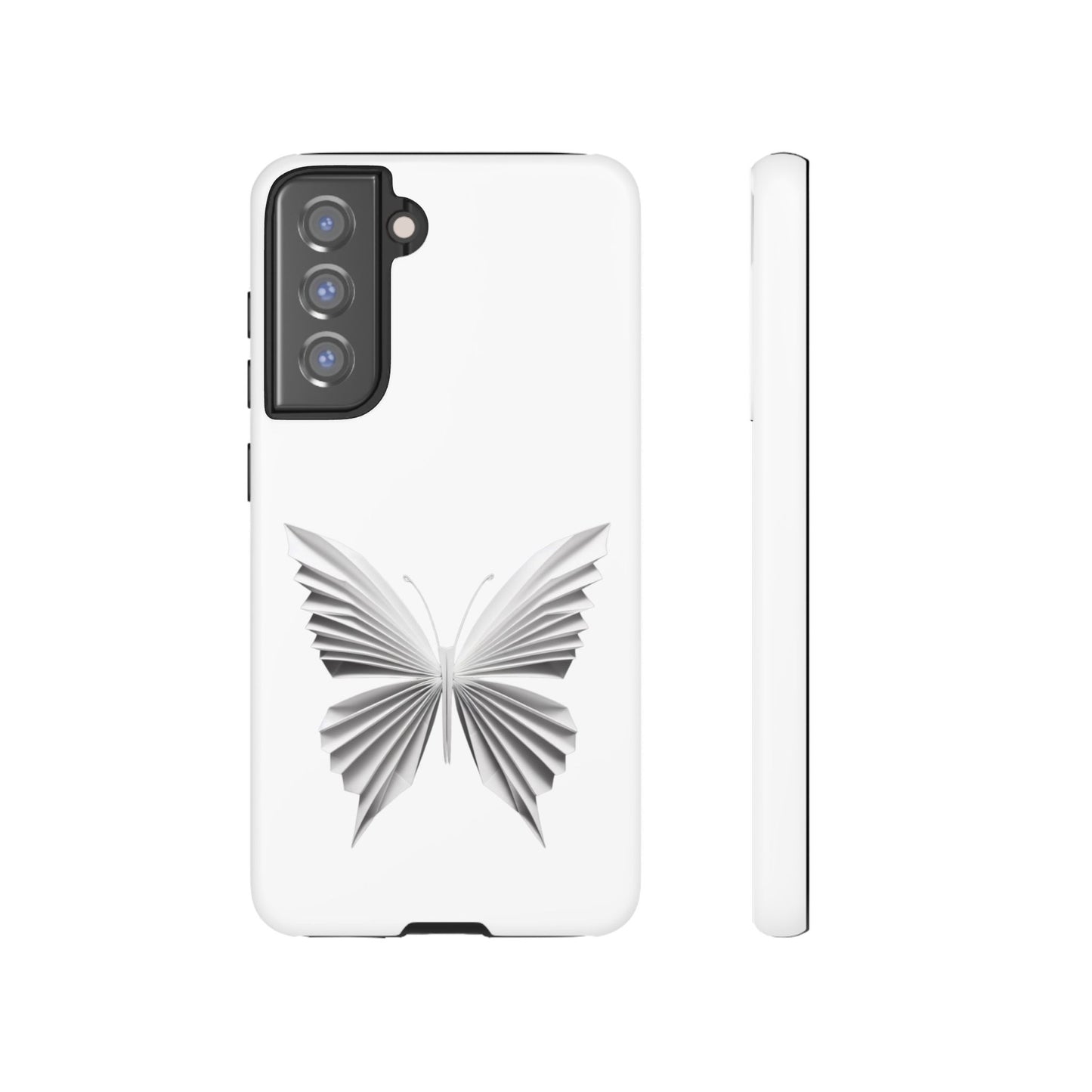 Origami White Butterfly Tough Cases iPhone/Google/Samsung