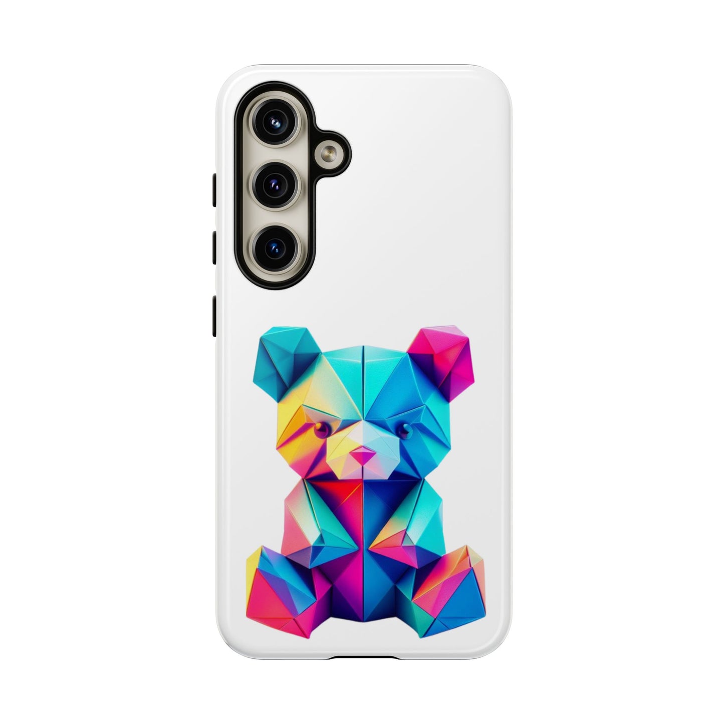 Origami Neon Teddy Tough Cases iPhone/Google/Samsung