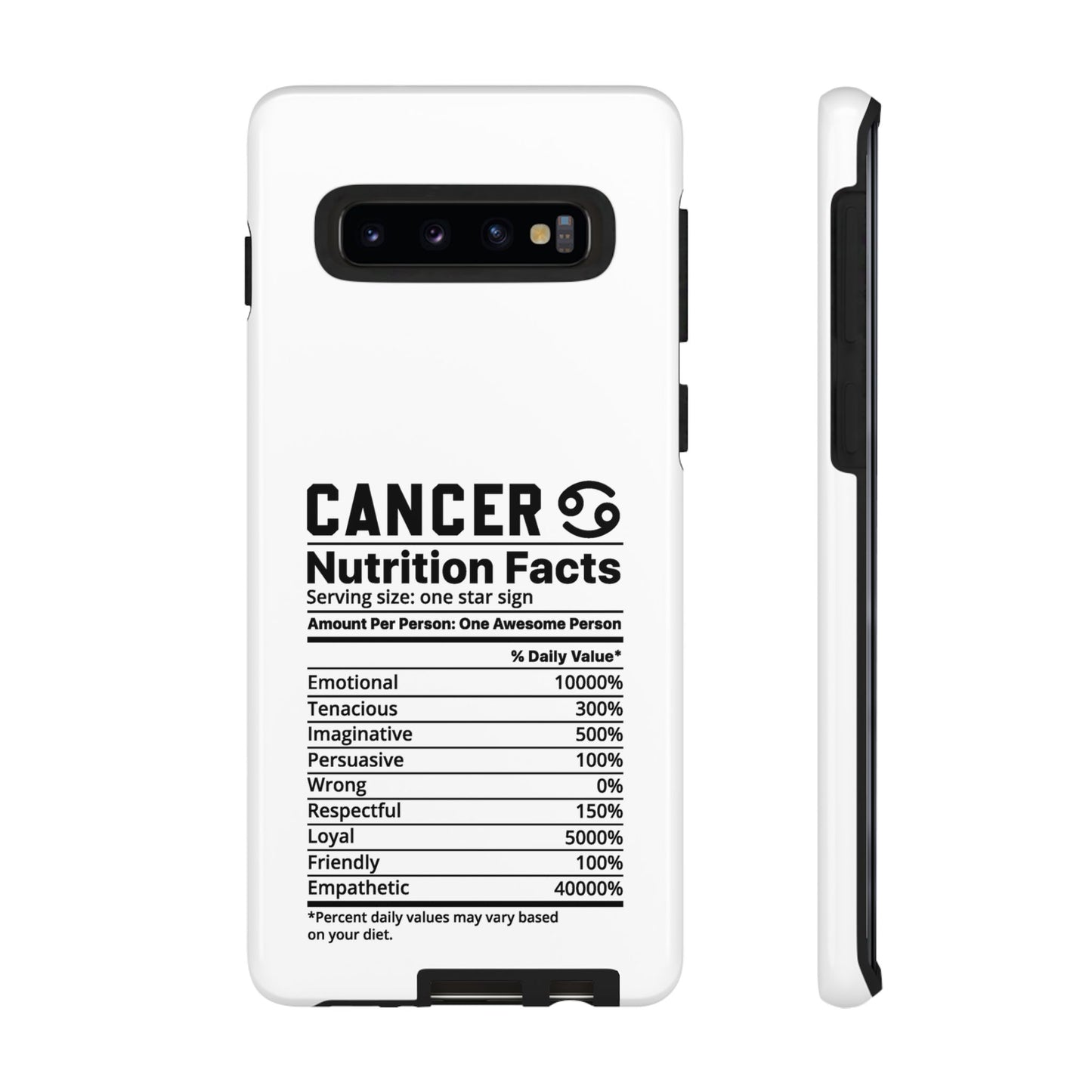 Cancer Nutrition Tough Cases - iPhone/Google/Samsung