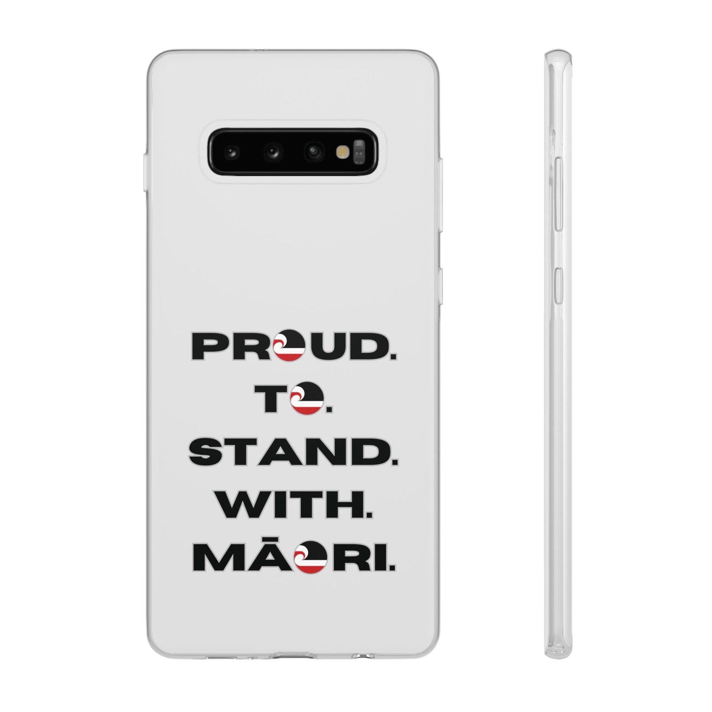 Proud. To. Stand. With. Māori. Flexi Cases - iPhone/Samsung Galaxy