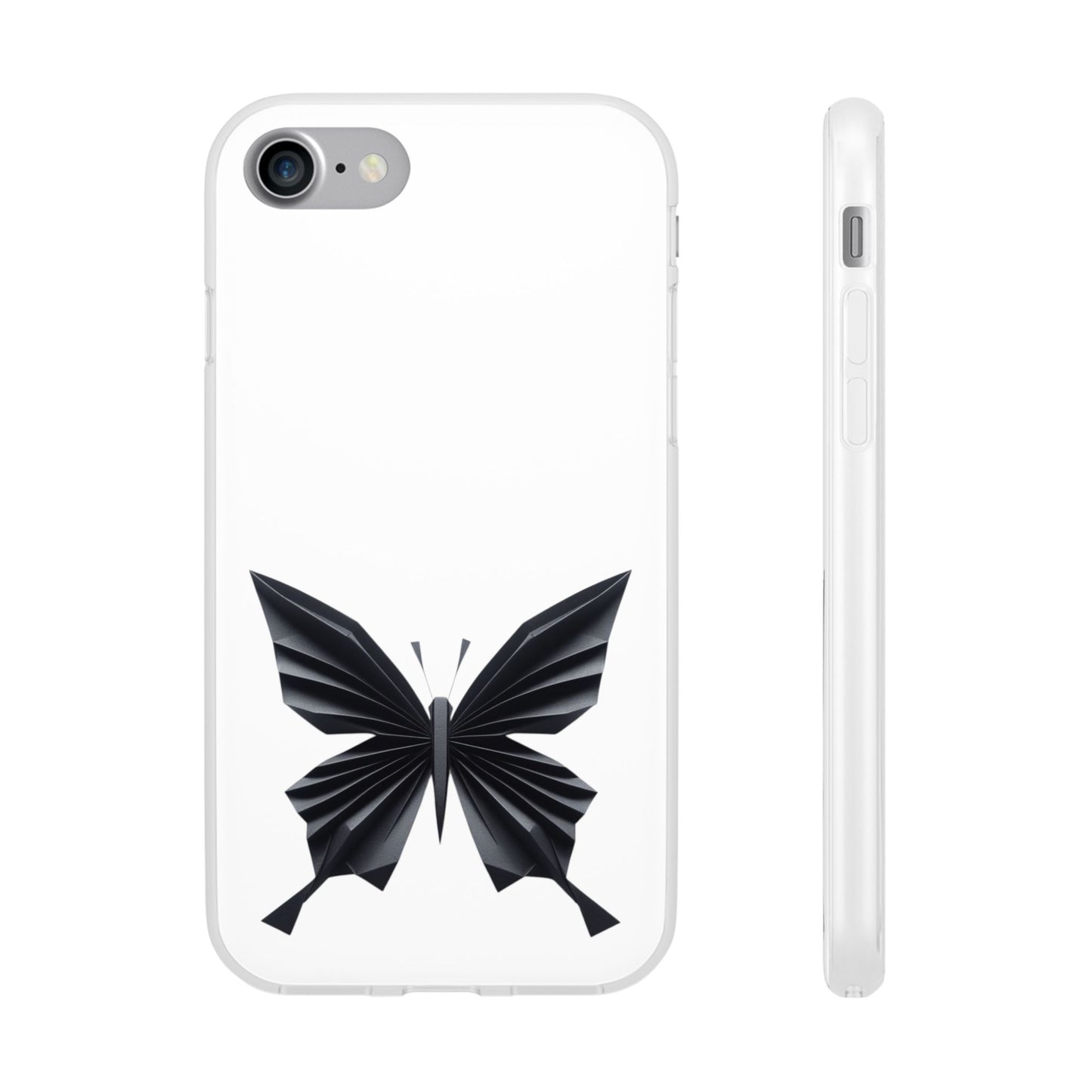 Origami Black Butterfly Flexi Cases