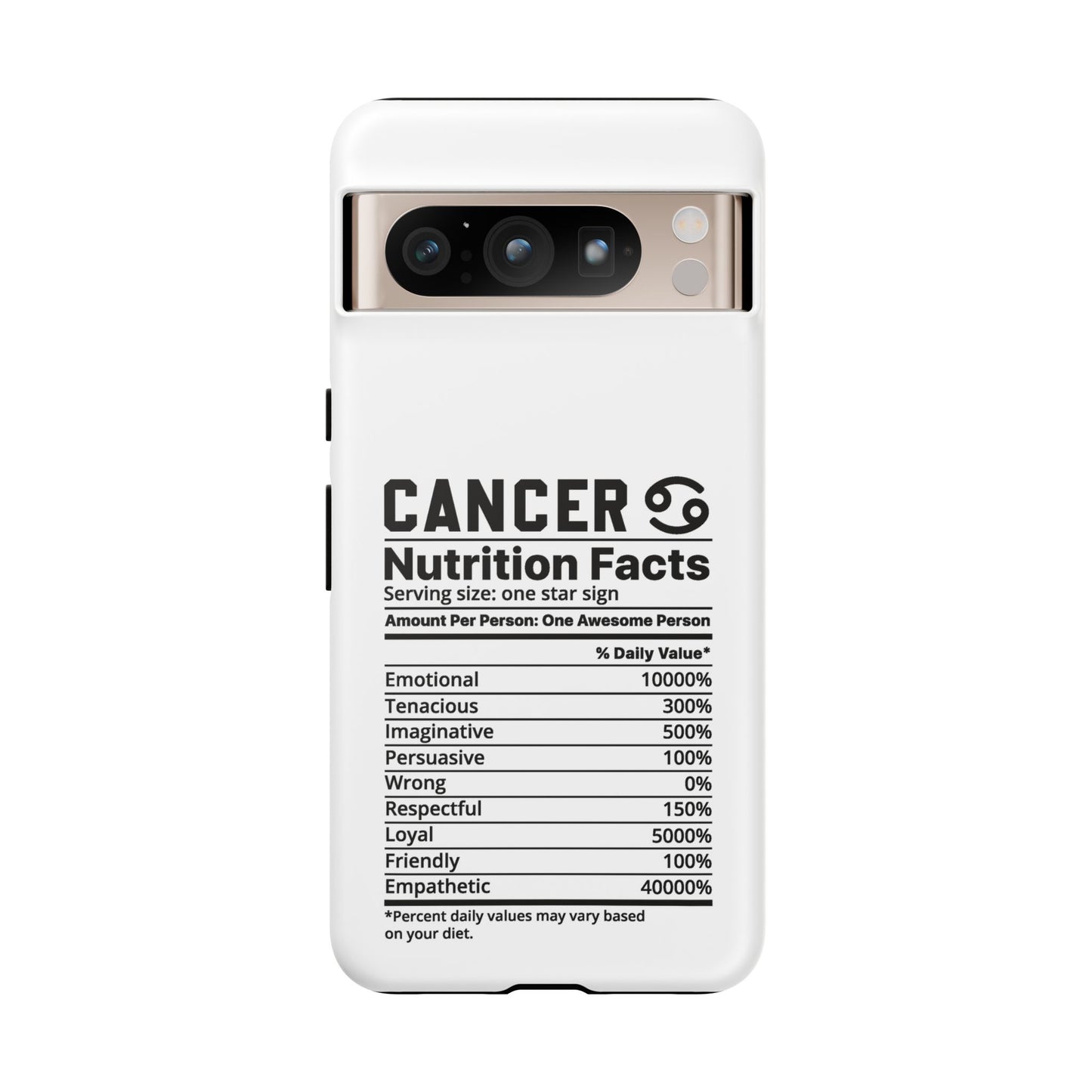 Cancer Nutrition Tough Cases - iPhone/Google/Samsung