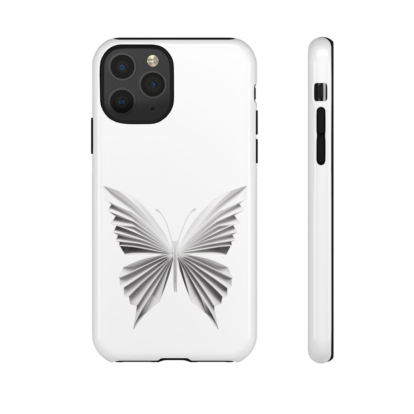 Origami White Butterfly Tough Cases iPhone/Google/Samsung