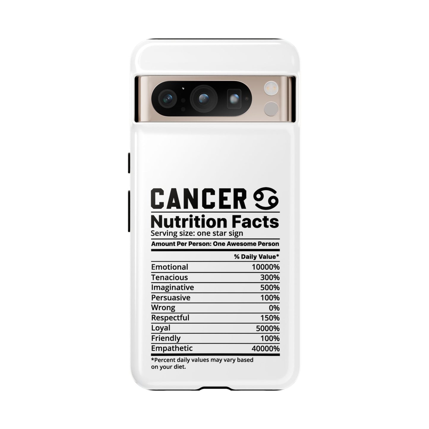 Cancer Nutrition Tough Cases - iPhone/Google/Samsung