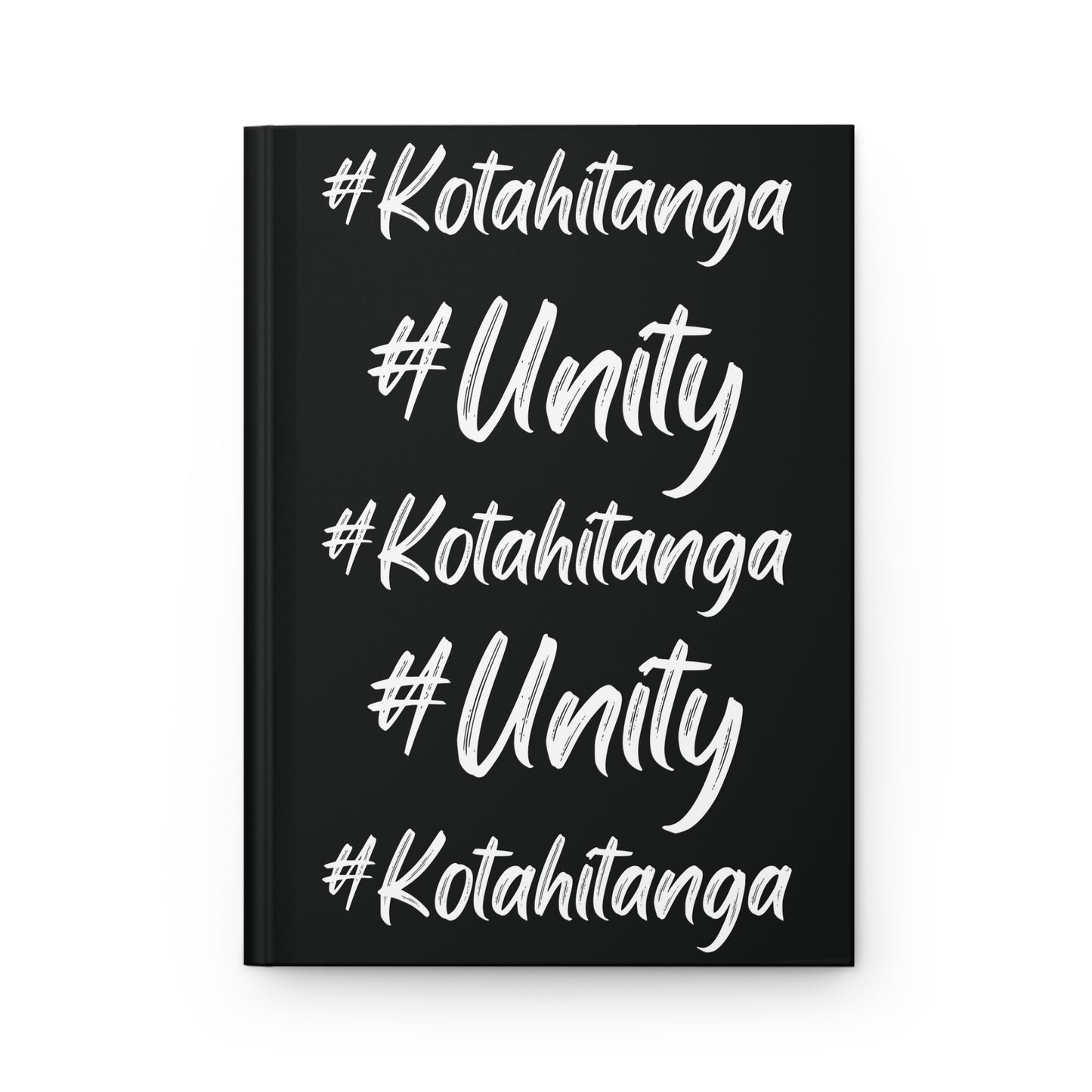 #Kotahitanga #Unity Hardcover Journal Matte - black