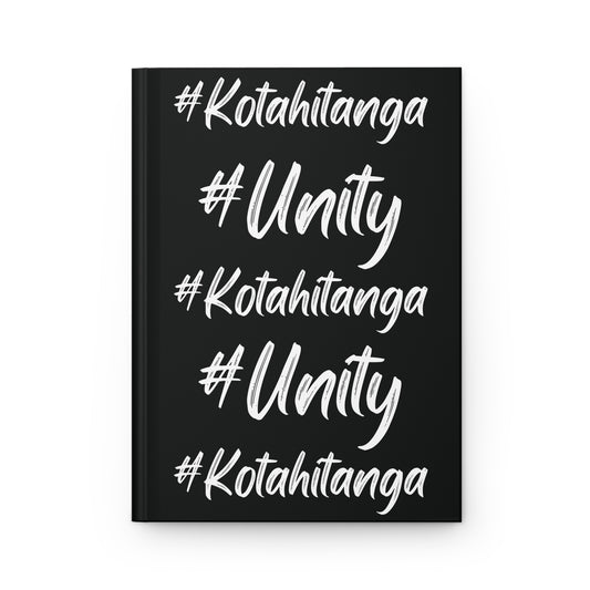 #Kotahitanga #Unity Hardcover Journal Matte - black