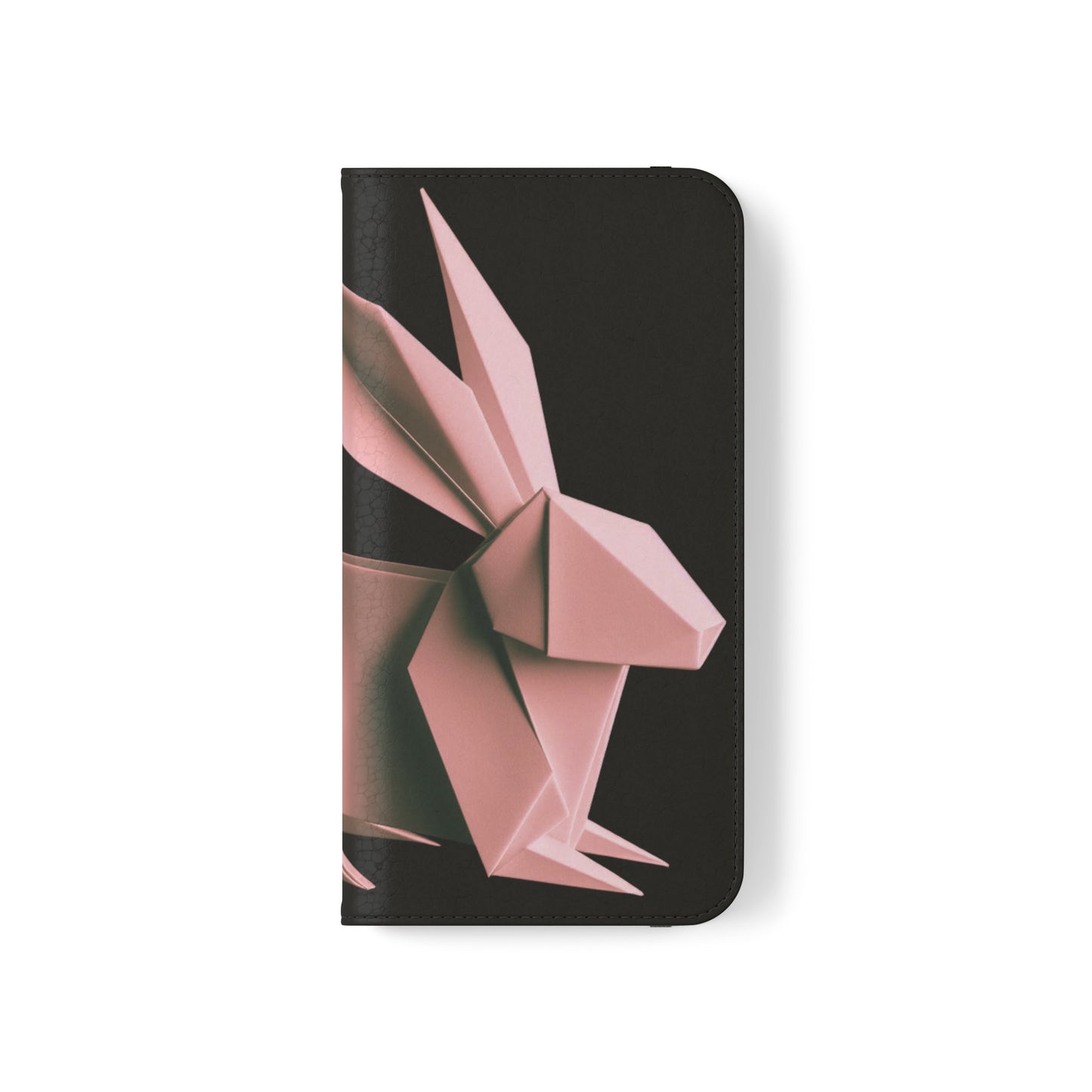 Origami Pink Rabbit Flip Cases iPhone/Samsung