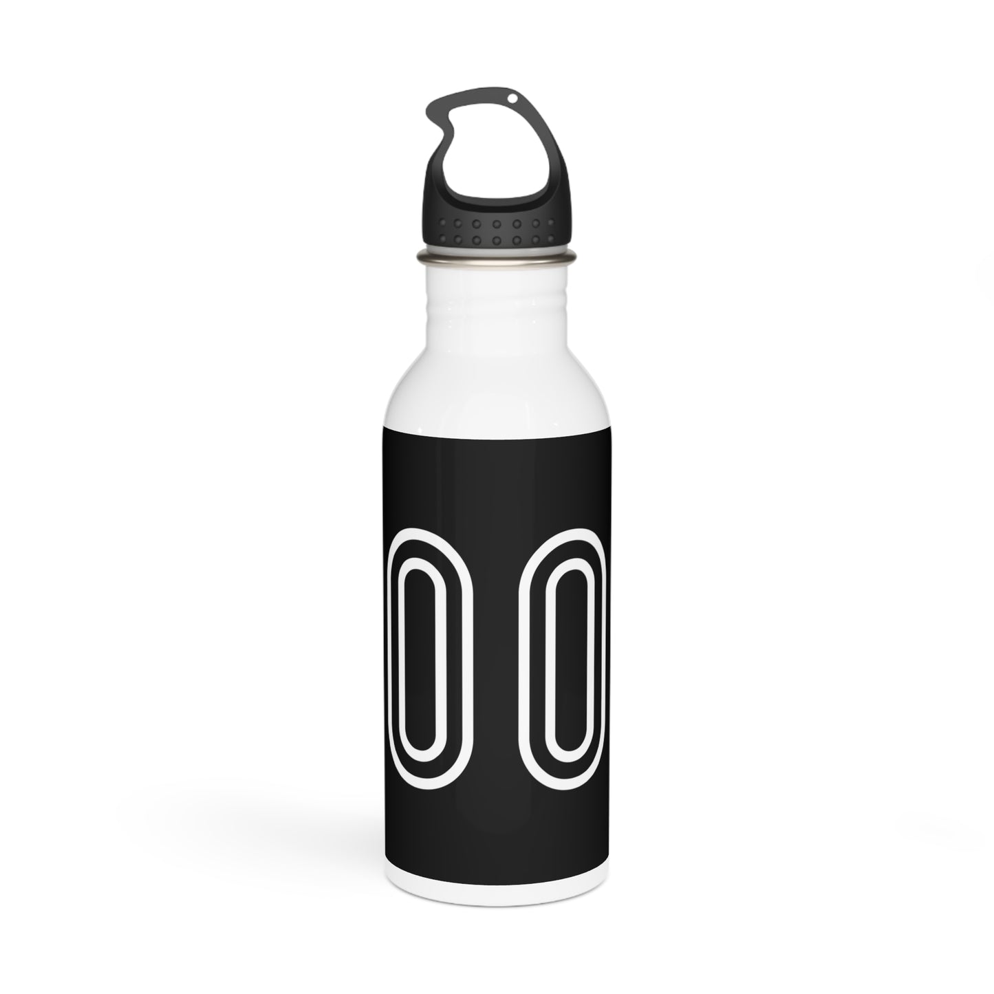 HOON Stylish Stainless Steel Water Bottle - Eco-Friendly, Durable, Perfect for On-the-Go - Black