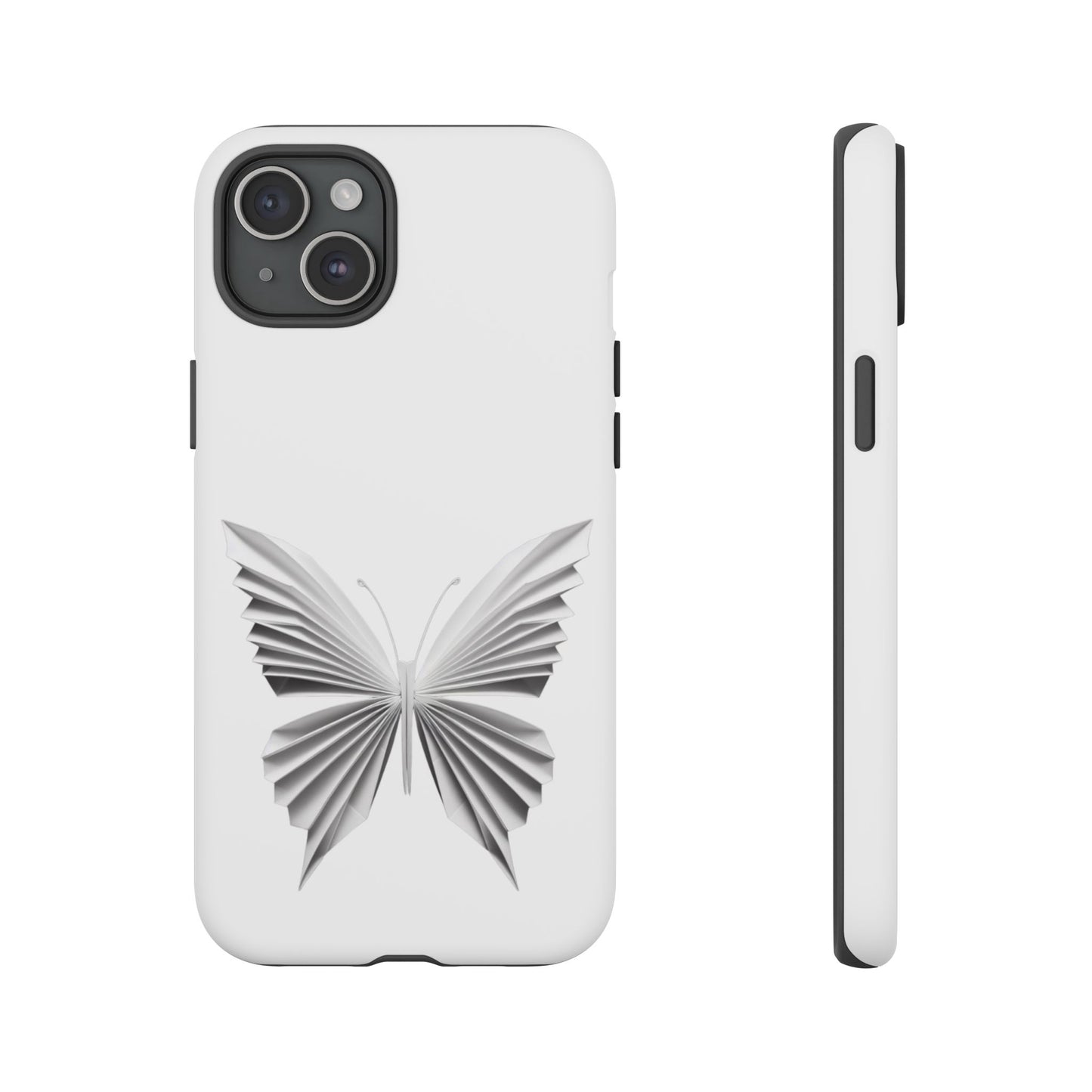 Origami White Butterfly Tough Cases iPhone/Google/Samsung