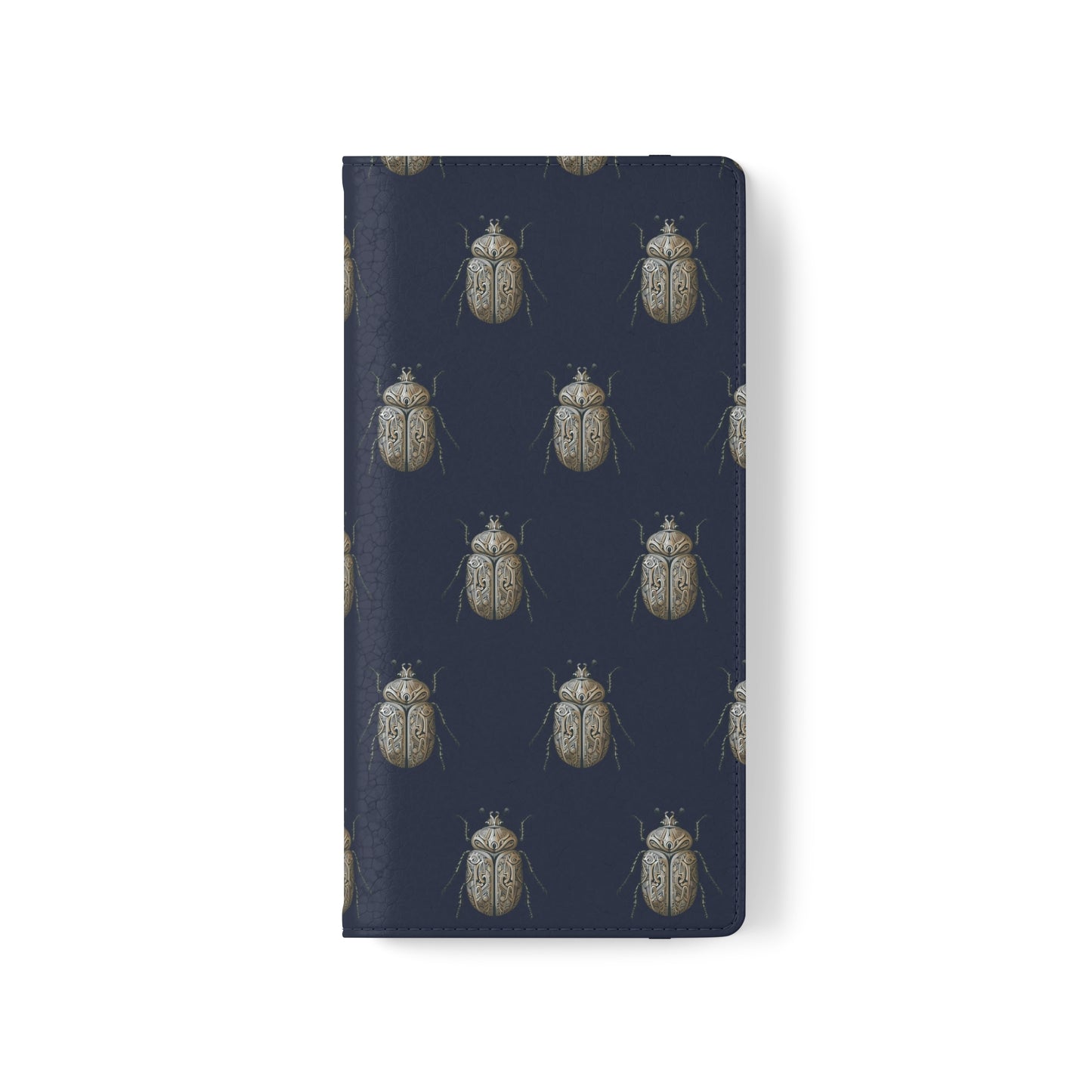 Carved Beetle Flip Cases for iPhone/Samsung - navy