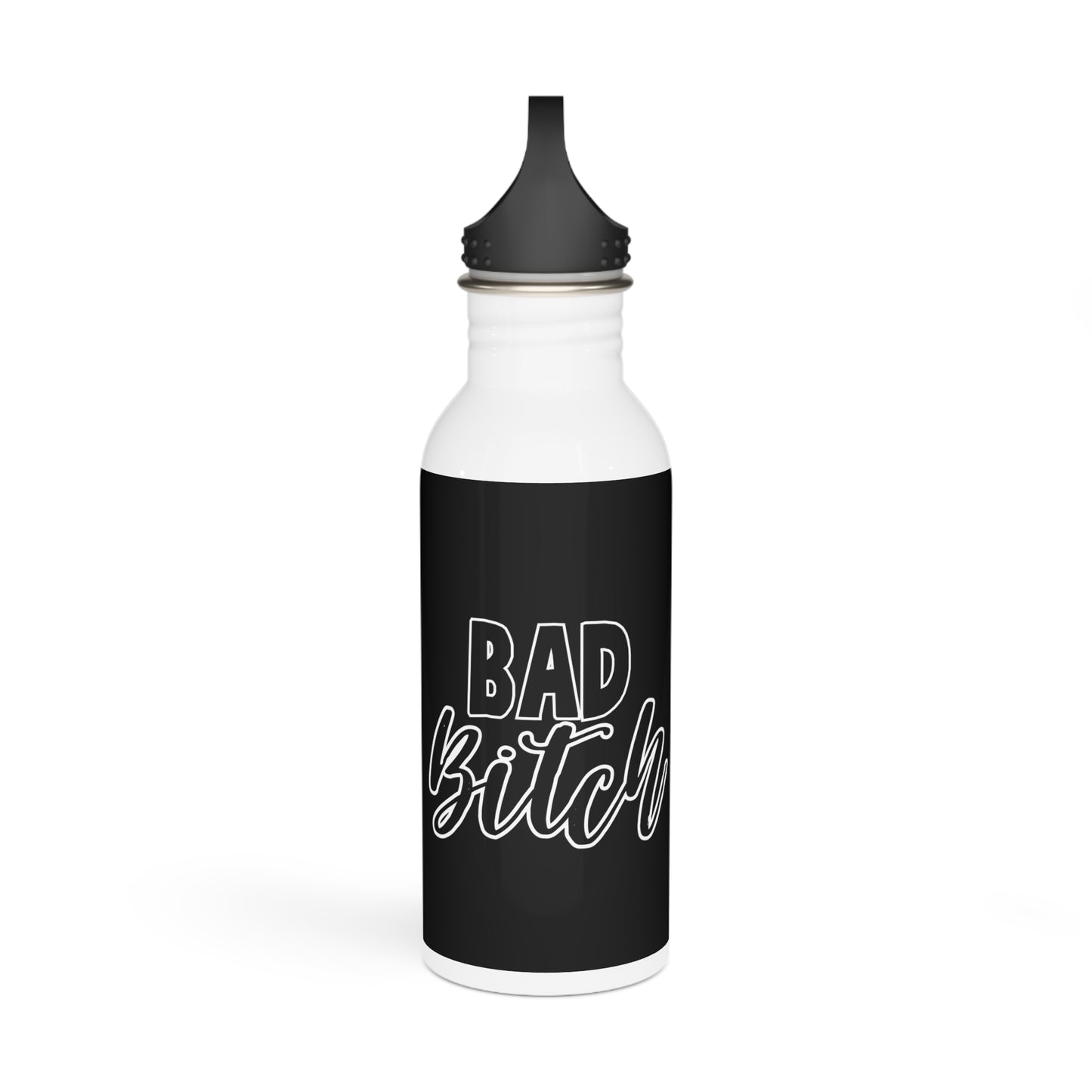 Bad Bitch Stylish Stainless Steel Water Bottle - Eco-Friendly, Durable, Perfect for On-the-Go - Black